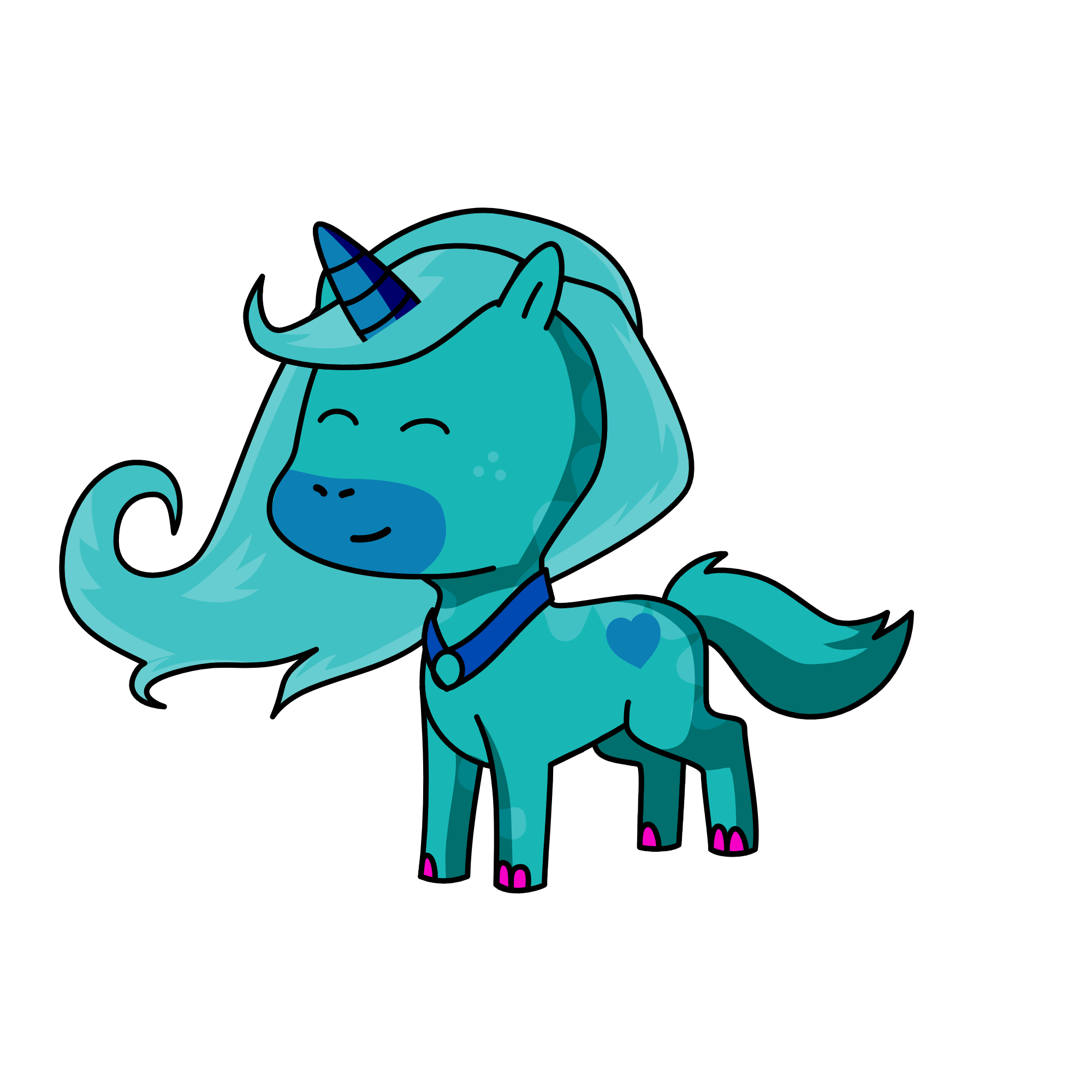 winter, the unicorn