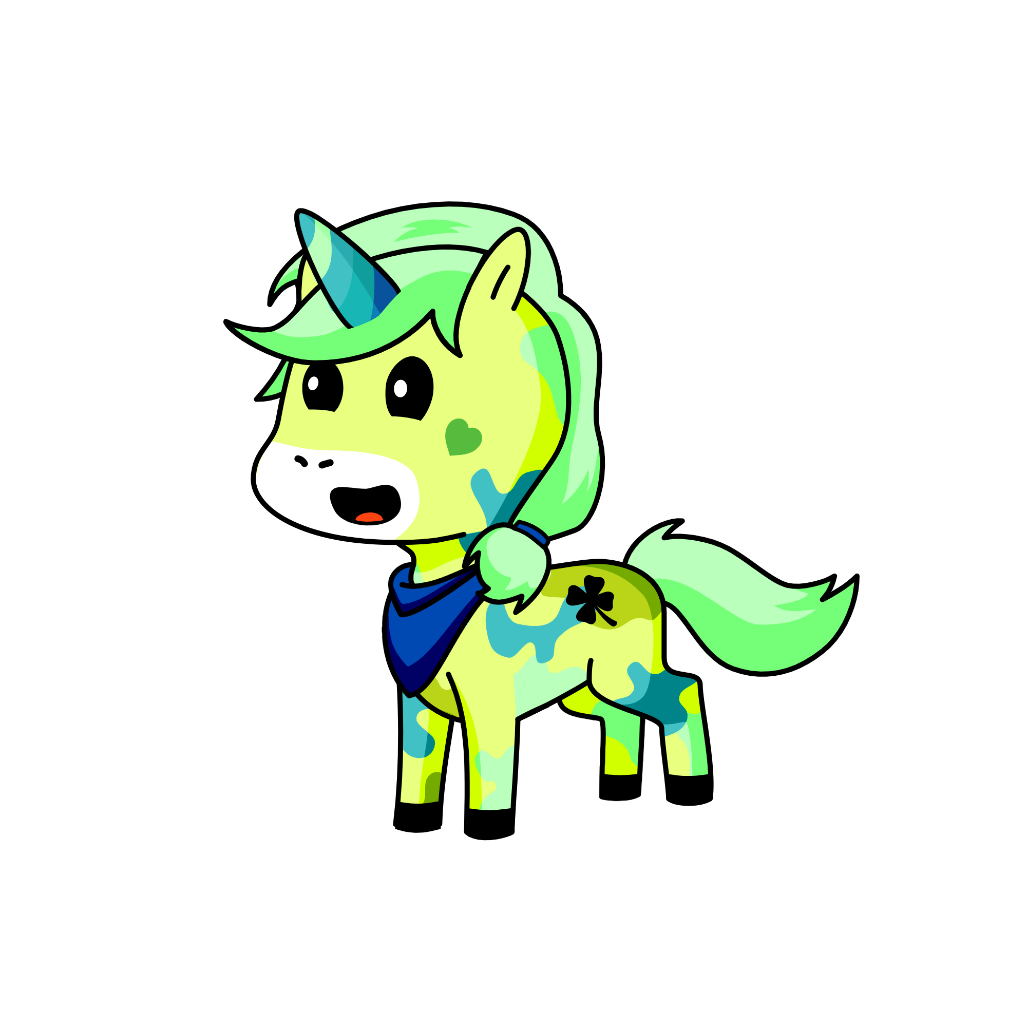 happy, the unicorn