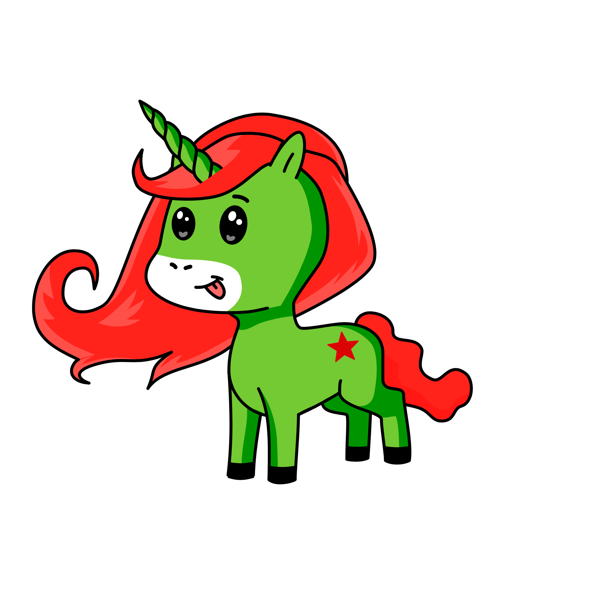 christmas, the unicorn