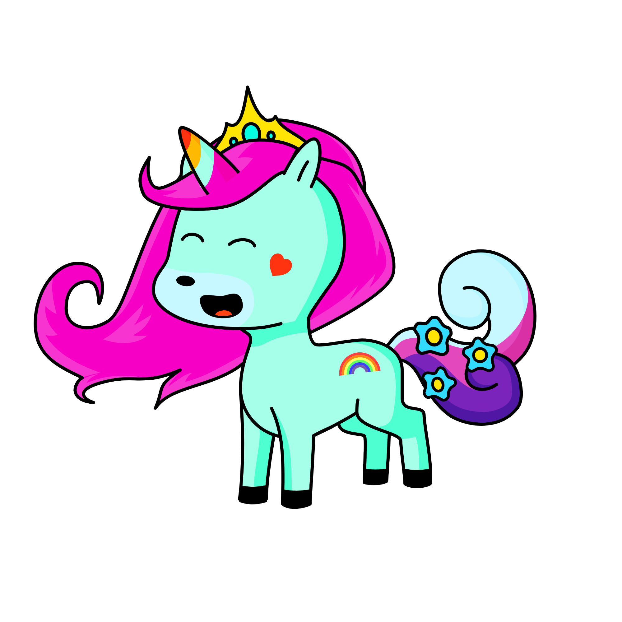 Cutie, the unicorn