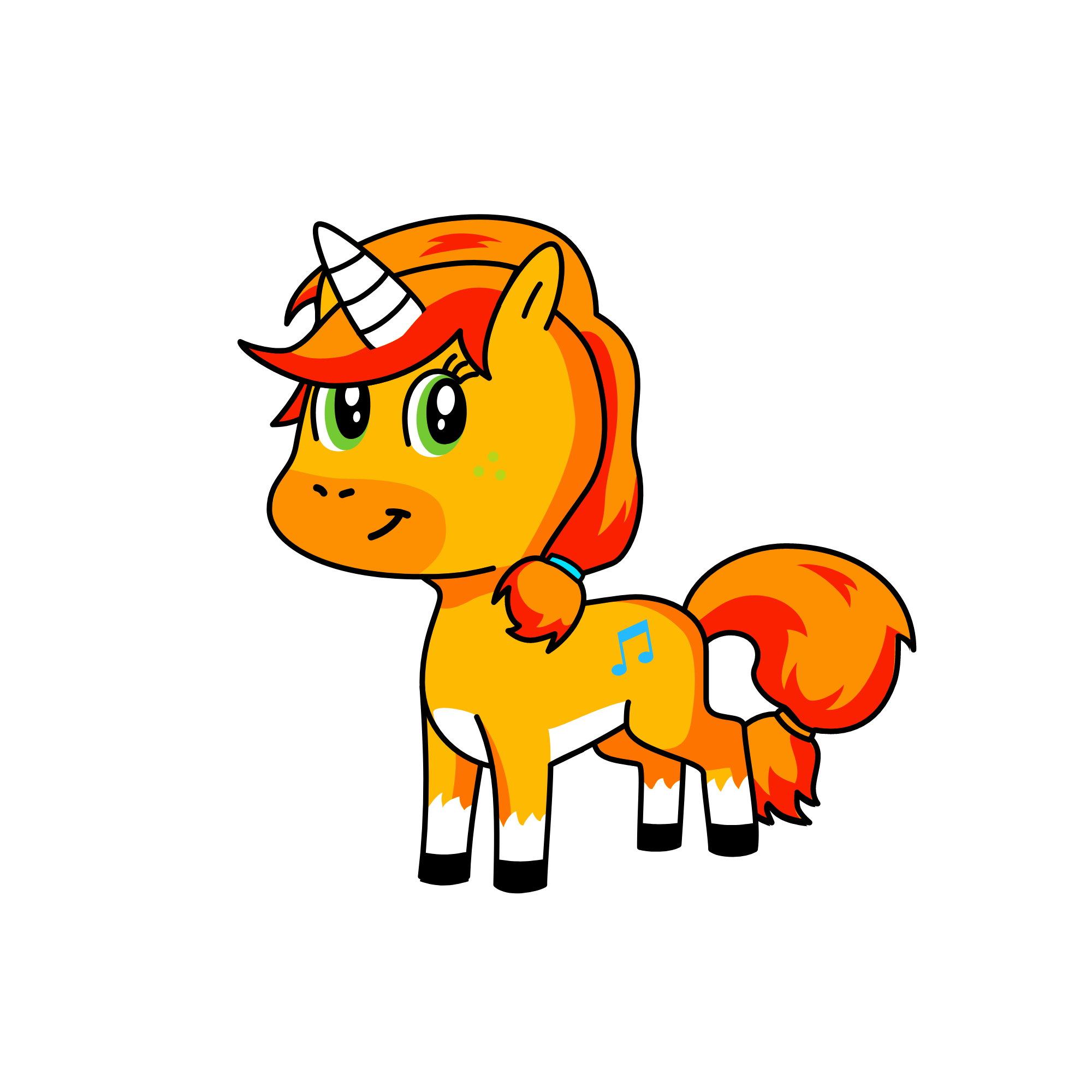 Applejack, the unicorn