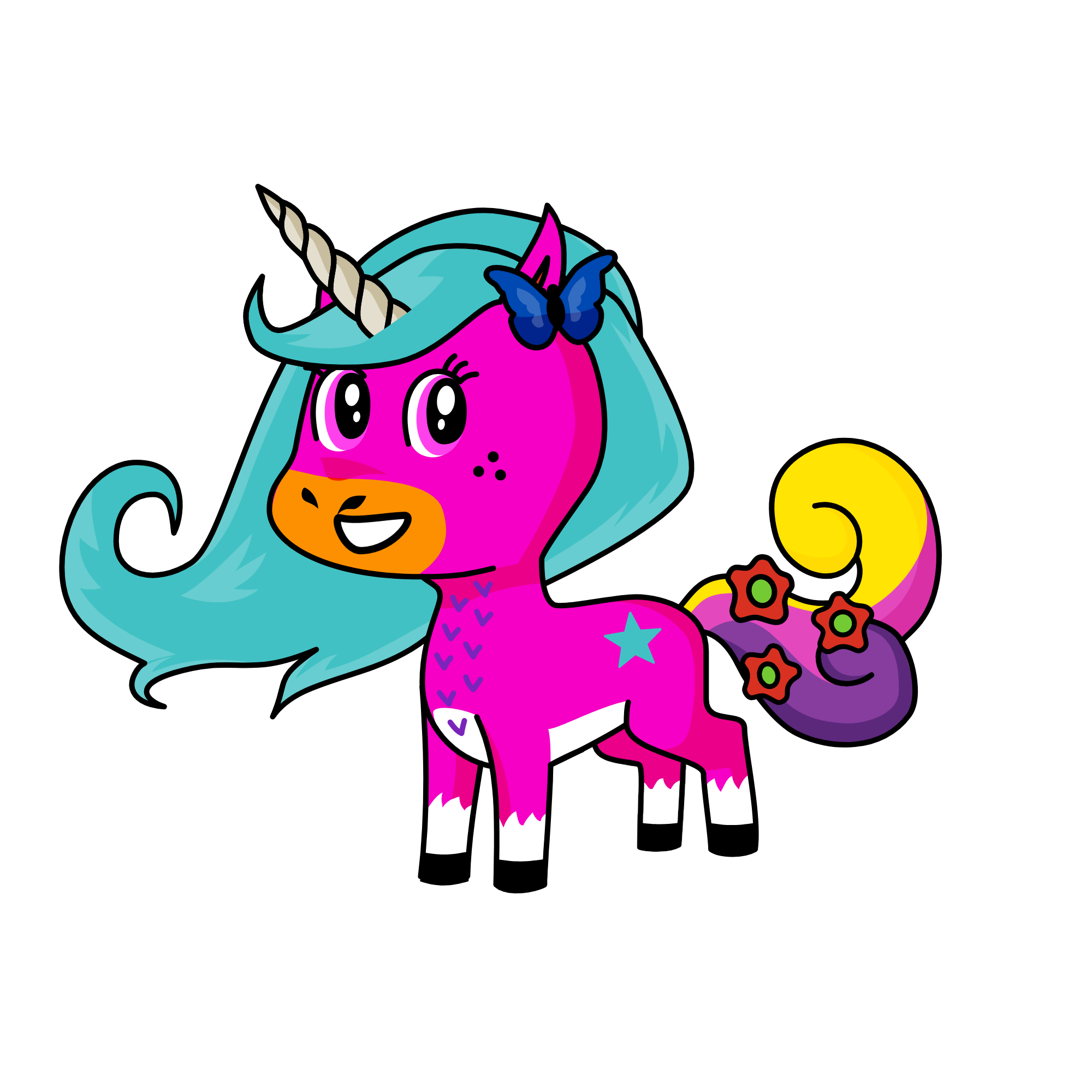 rainbow, the unicorn