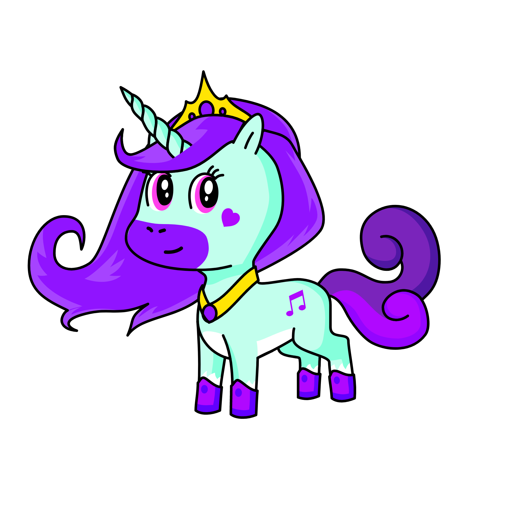 Luna, the unicorn