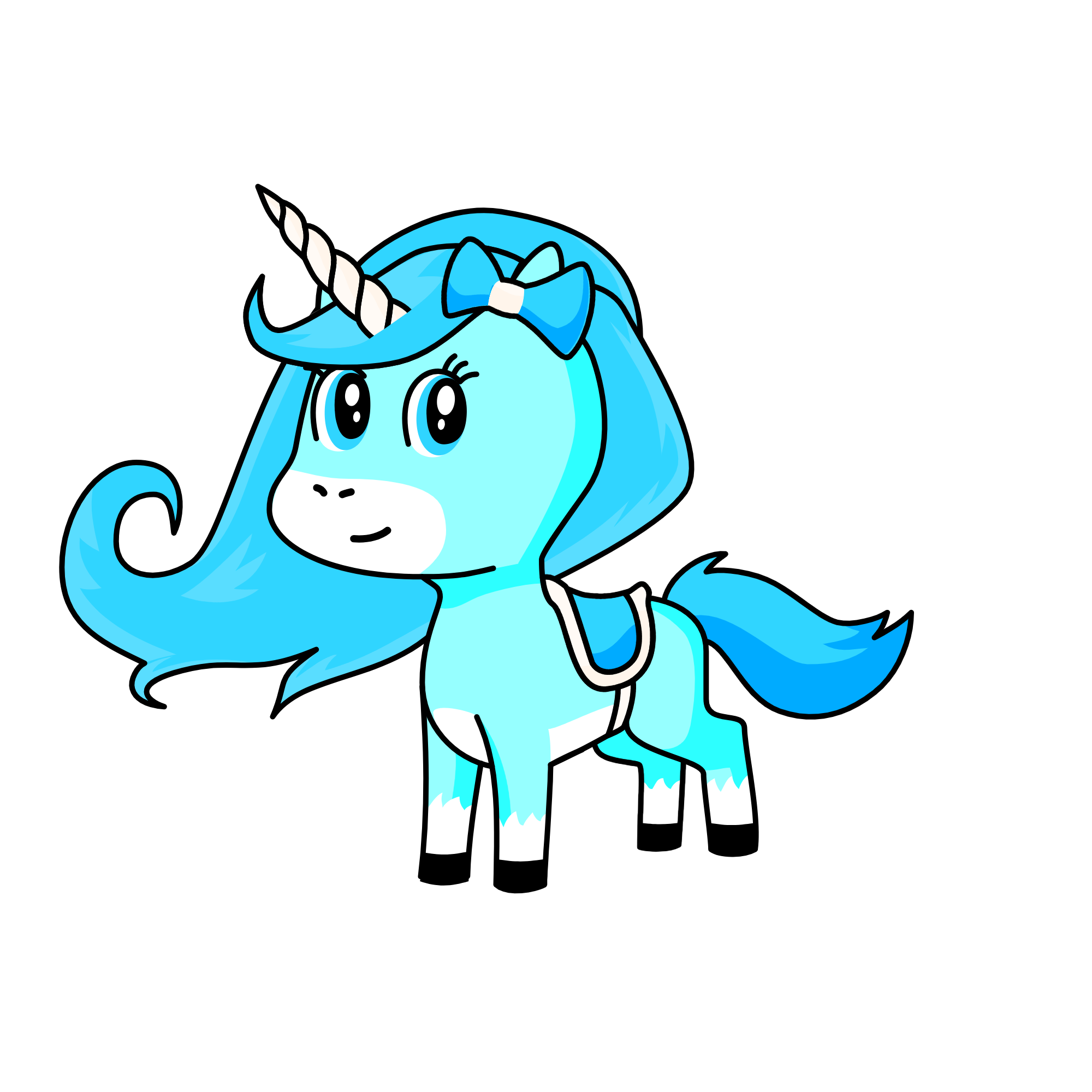 Aqua, the unicorn