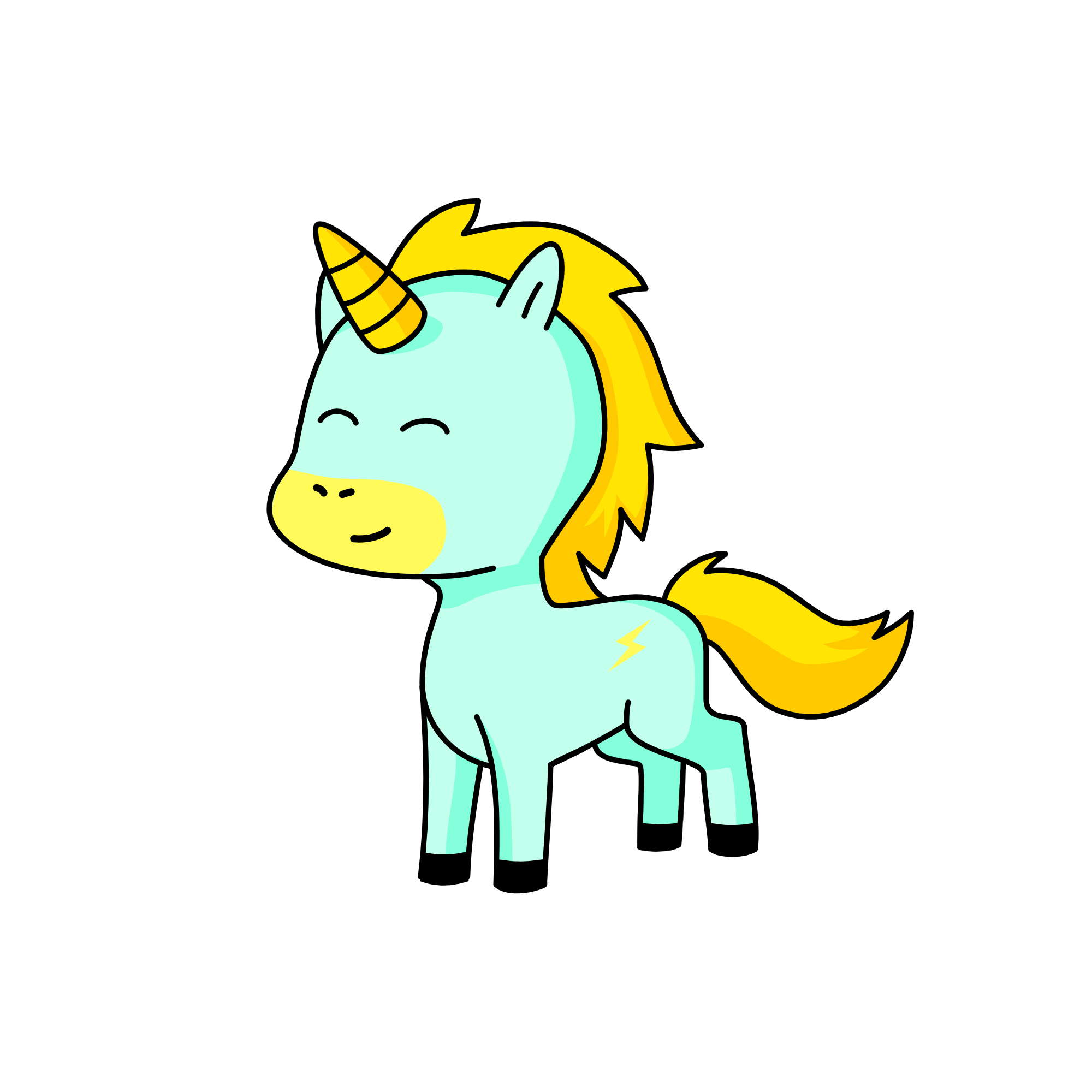 Thunder Bolt, the unicorn