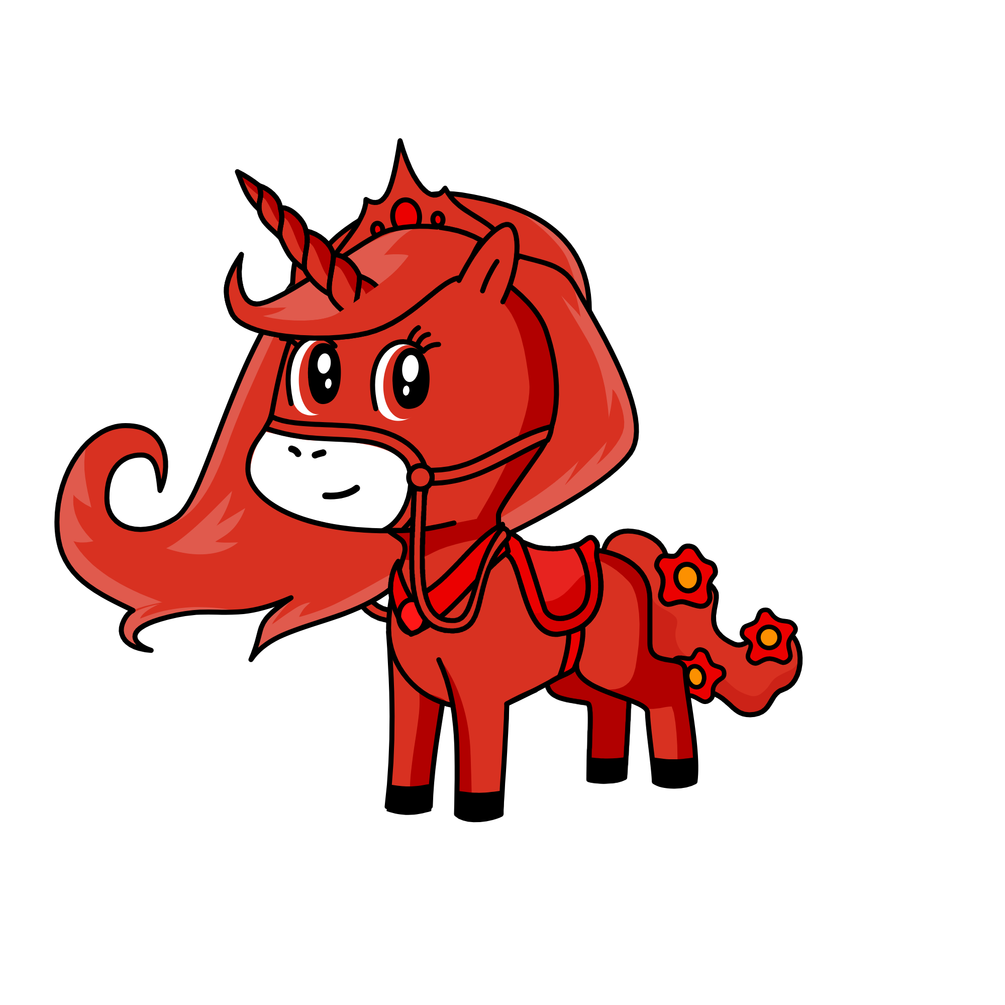 Redfort, the unicorn