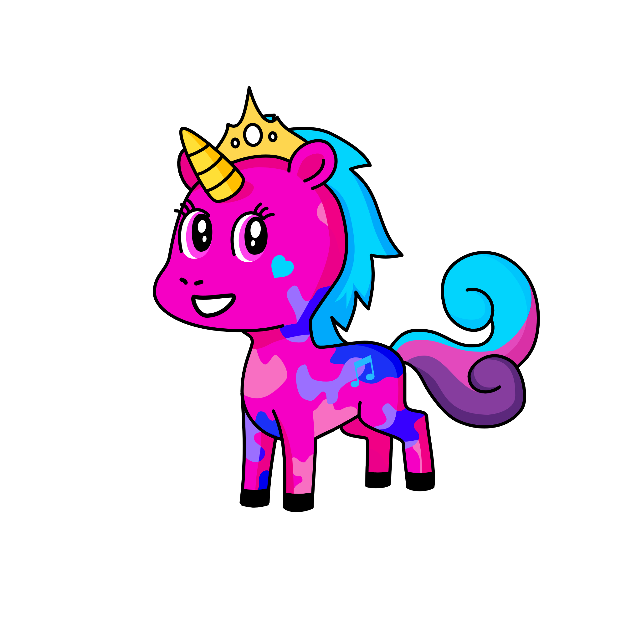 Pretty Princess , the unicorn