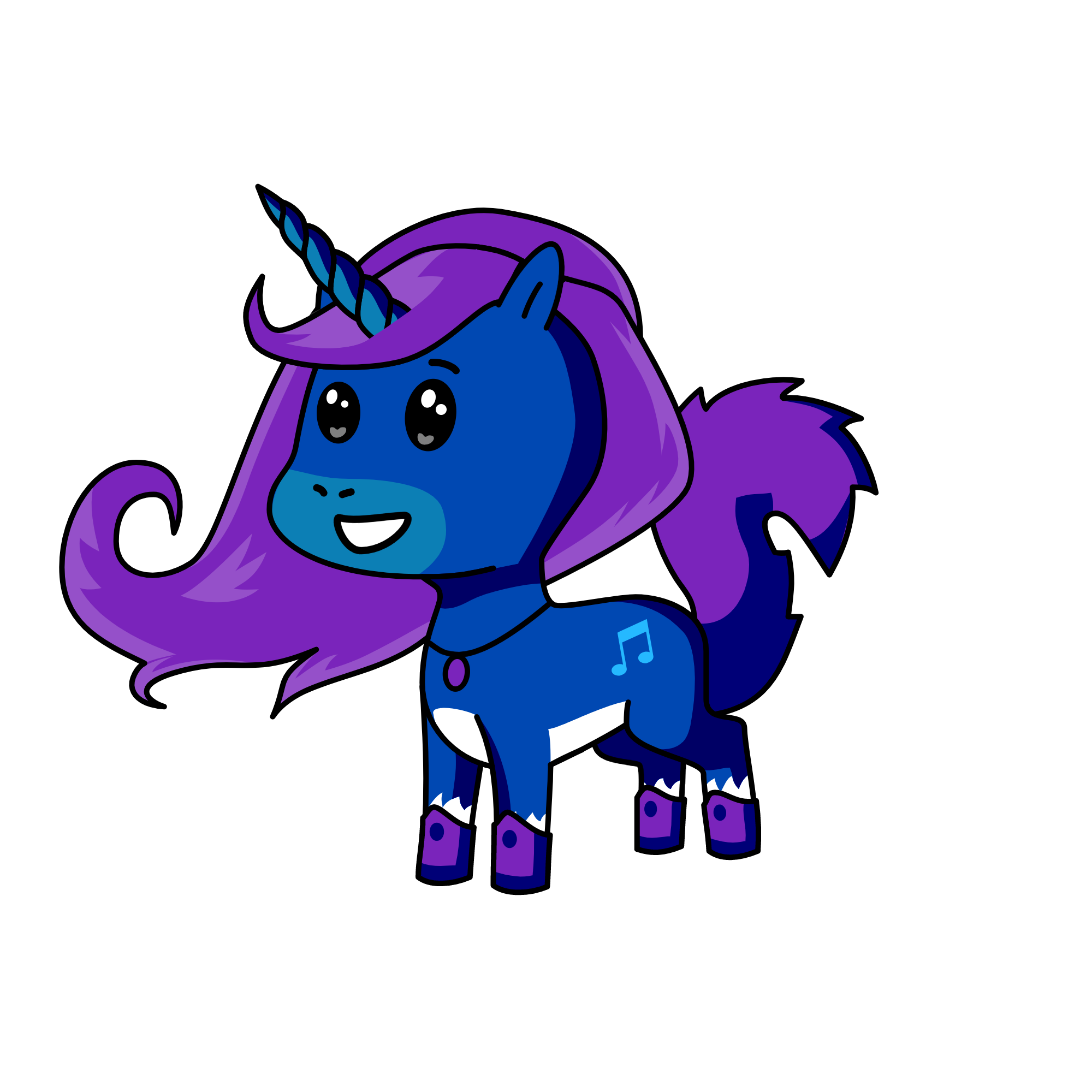 Moon, the unicorn