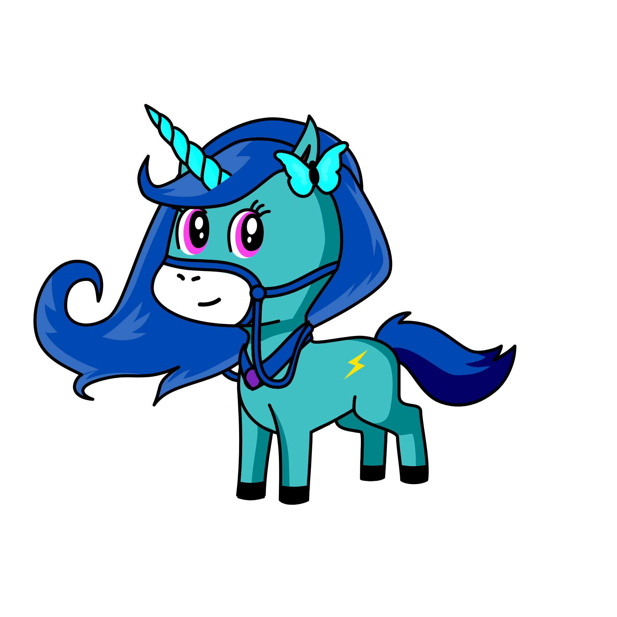 śnieżynka, the unicorn