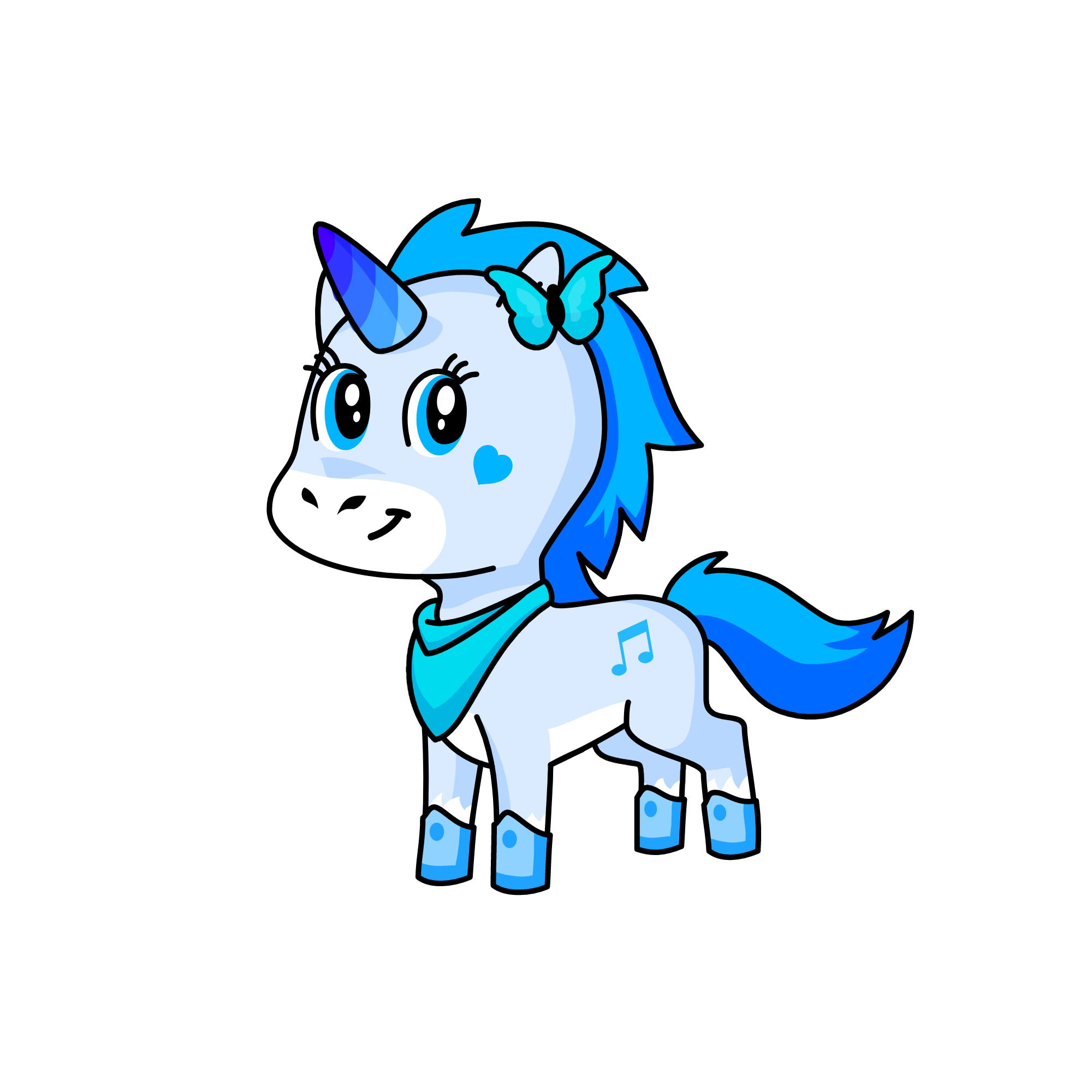 Unicorn Snowy, the unicorn