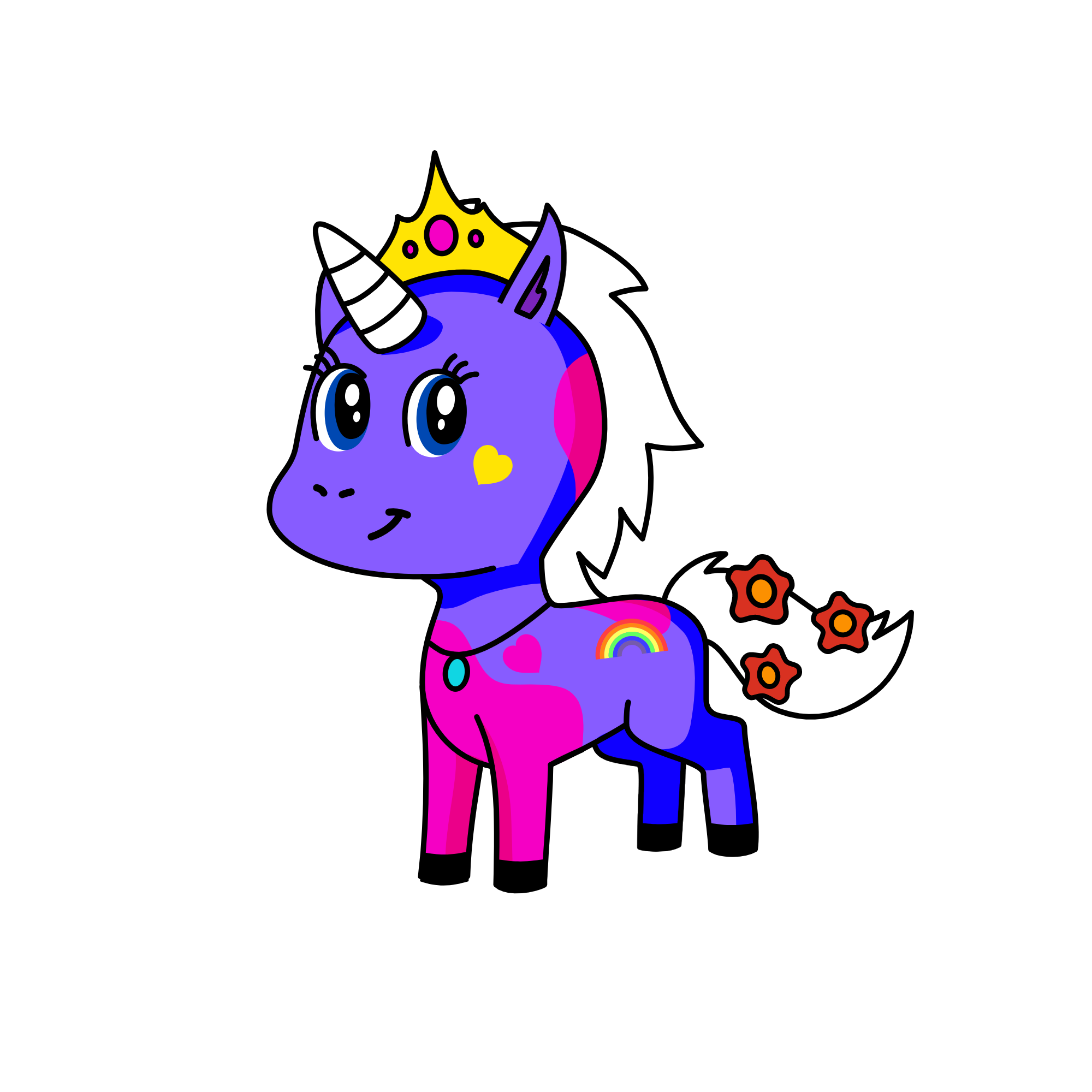 Floweryboo, the unicorn