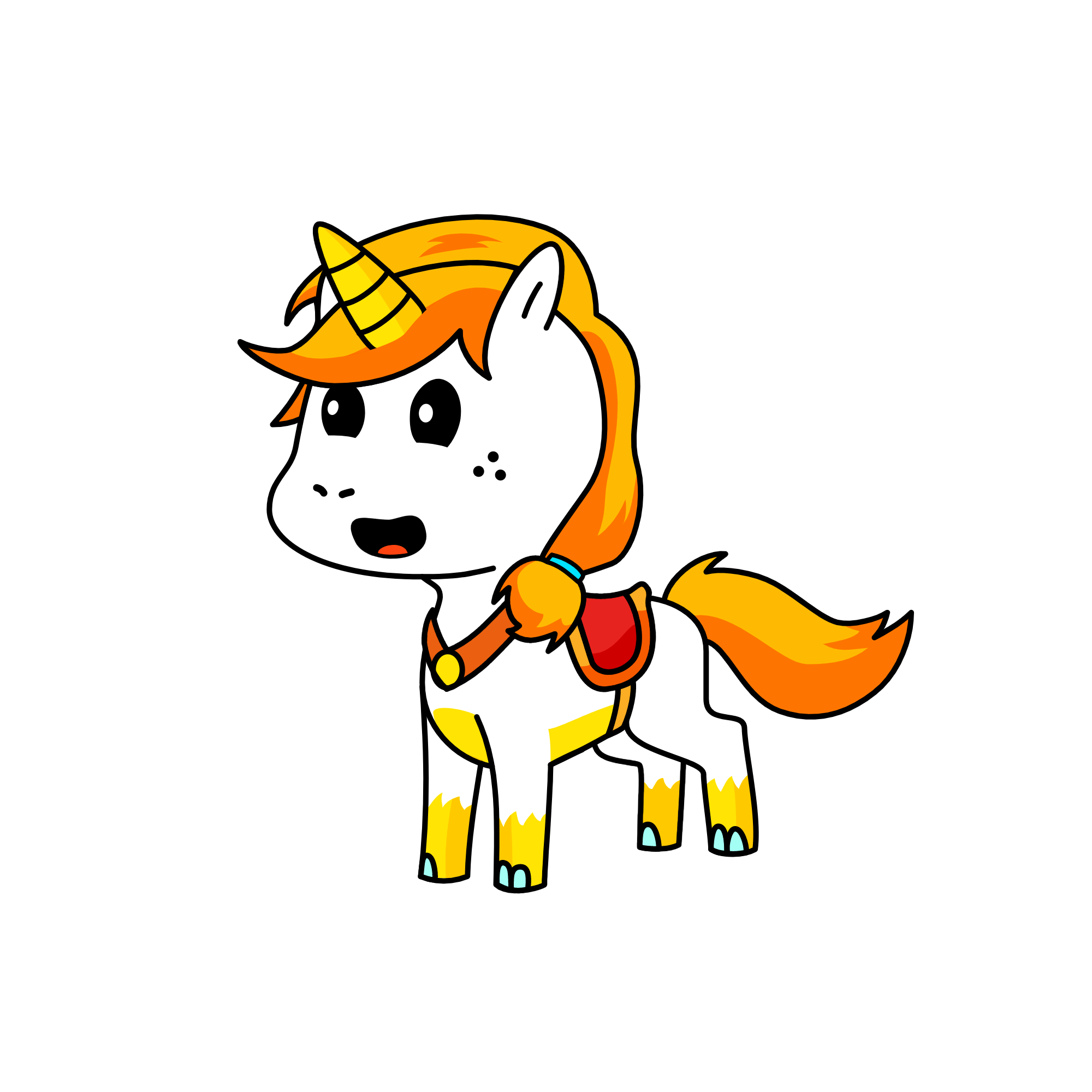 Lana the mysterious , the unicorn