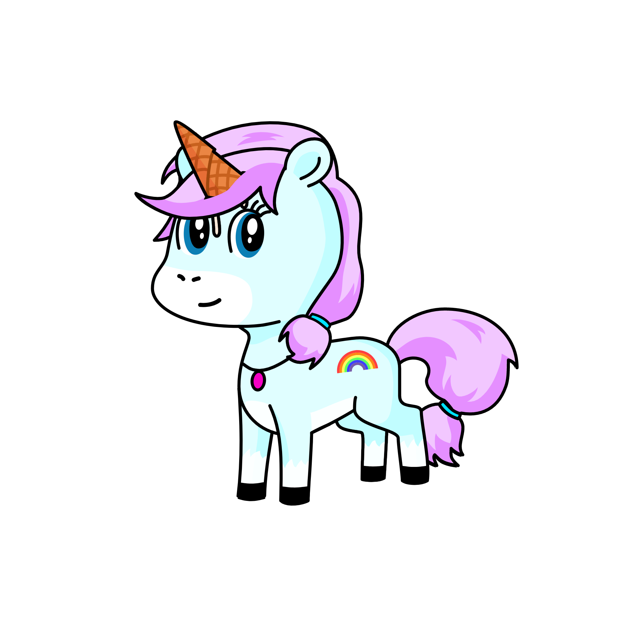 candy, the unicorn
