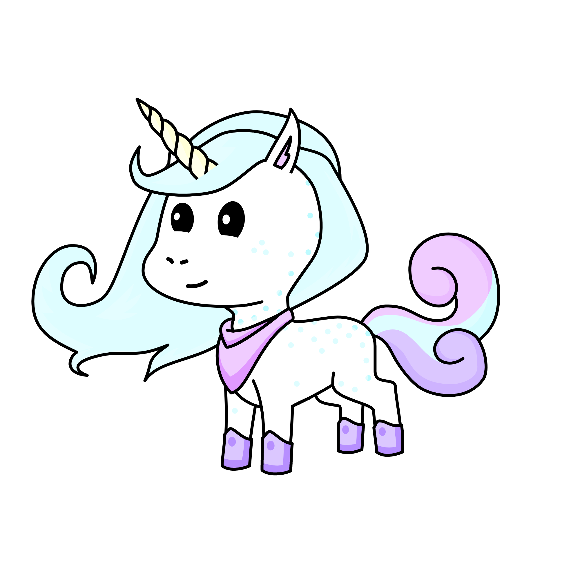 Princess Snowflake, the unicorn