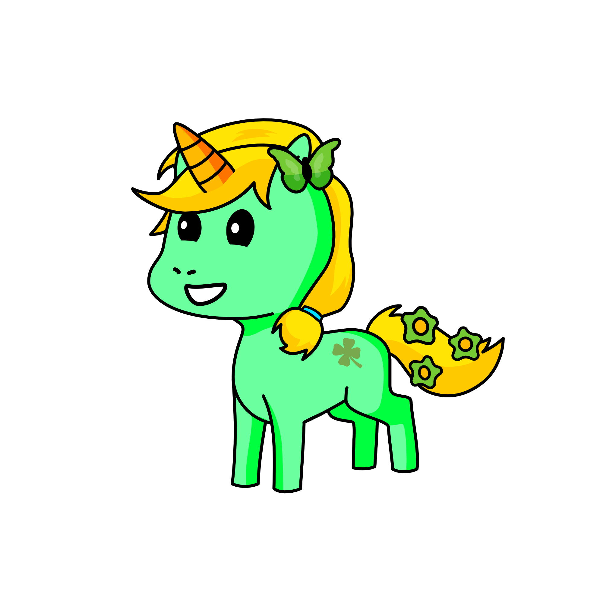 clover, the unicorn