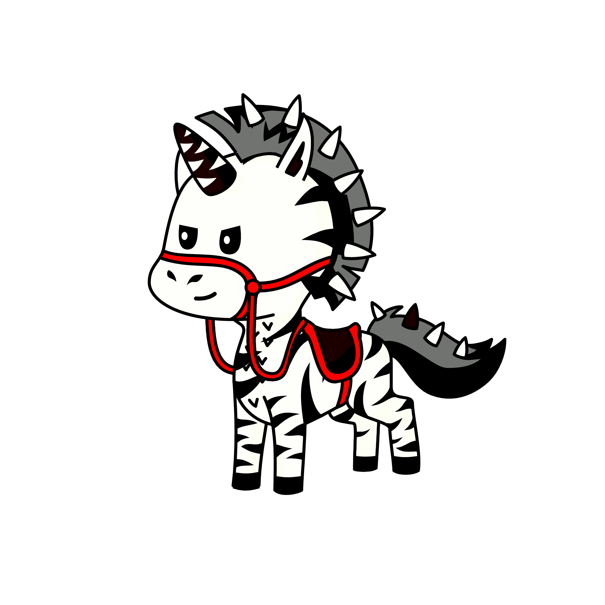 Mr Zebra, the unicorn