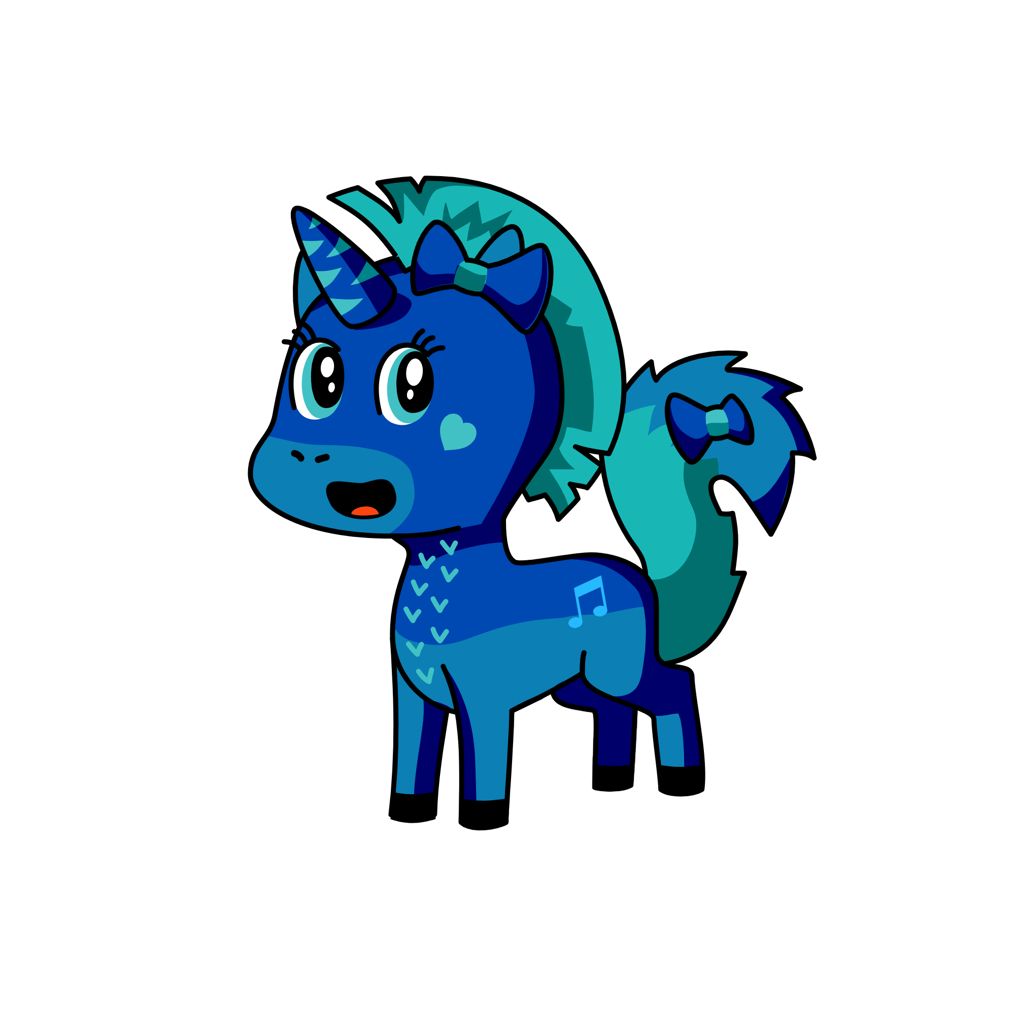 Bubble, the unicorn