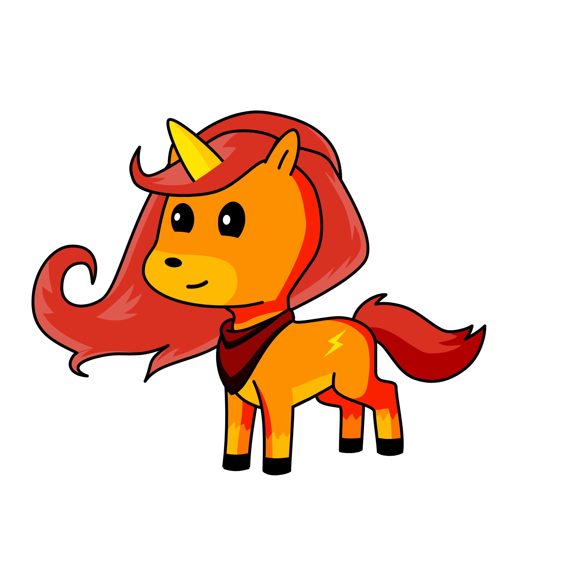Baddy, the unicorn