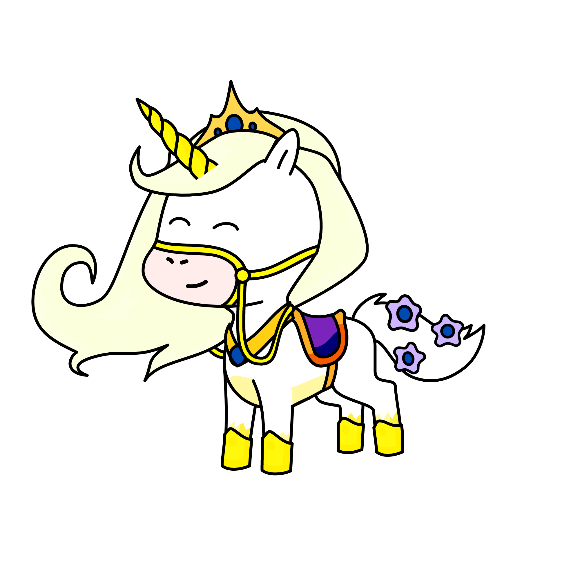Zelda/Links white horse, the unicorn