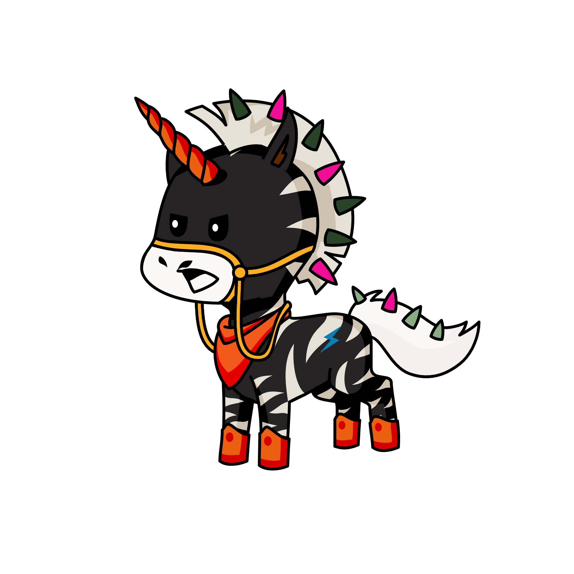 Baddie, the unicorn