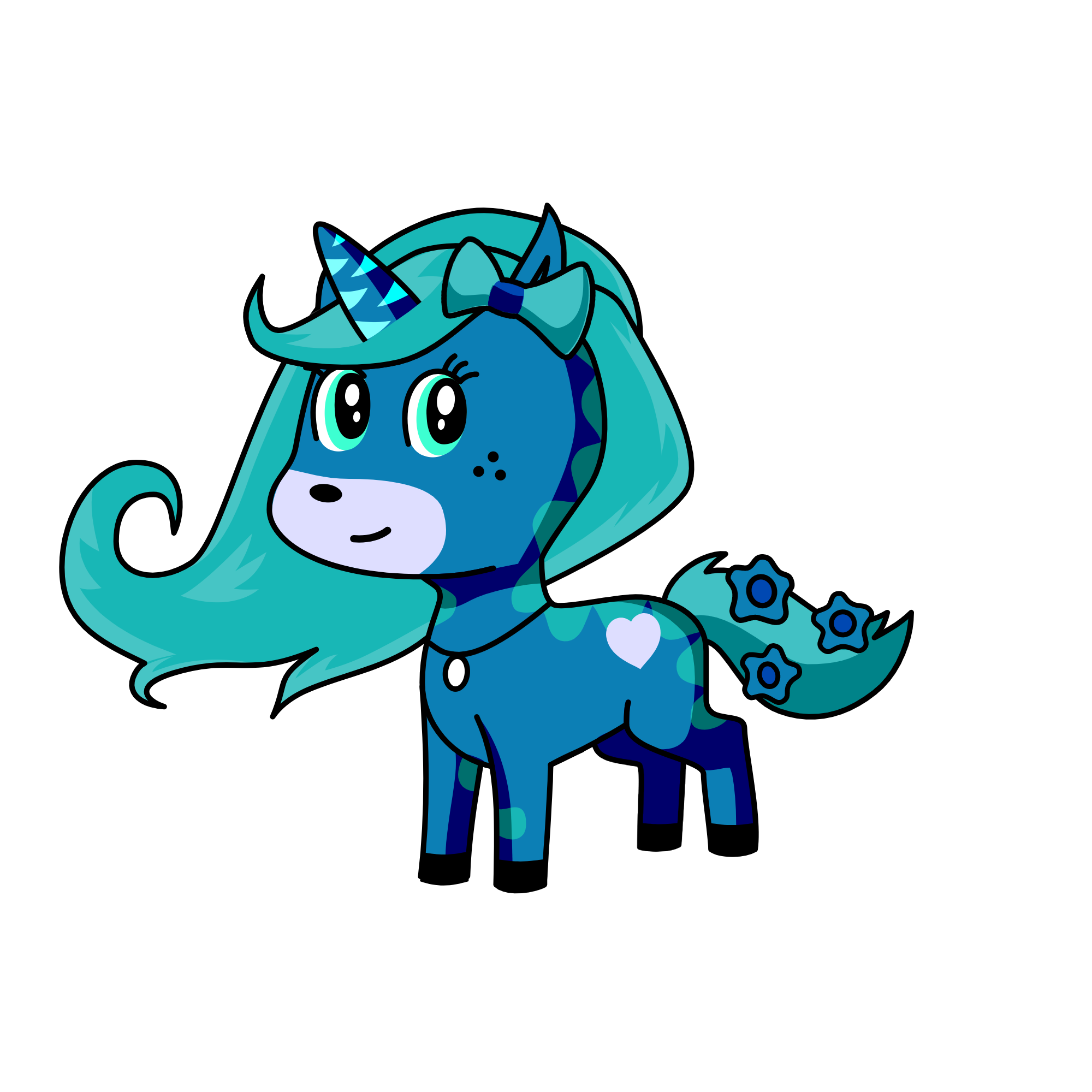 Icicle, the unicorn