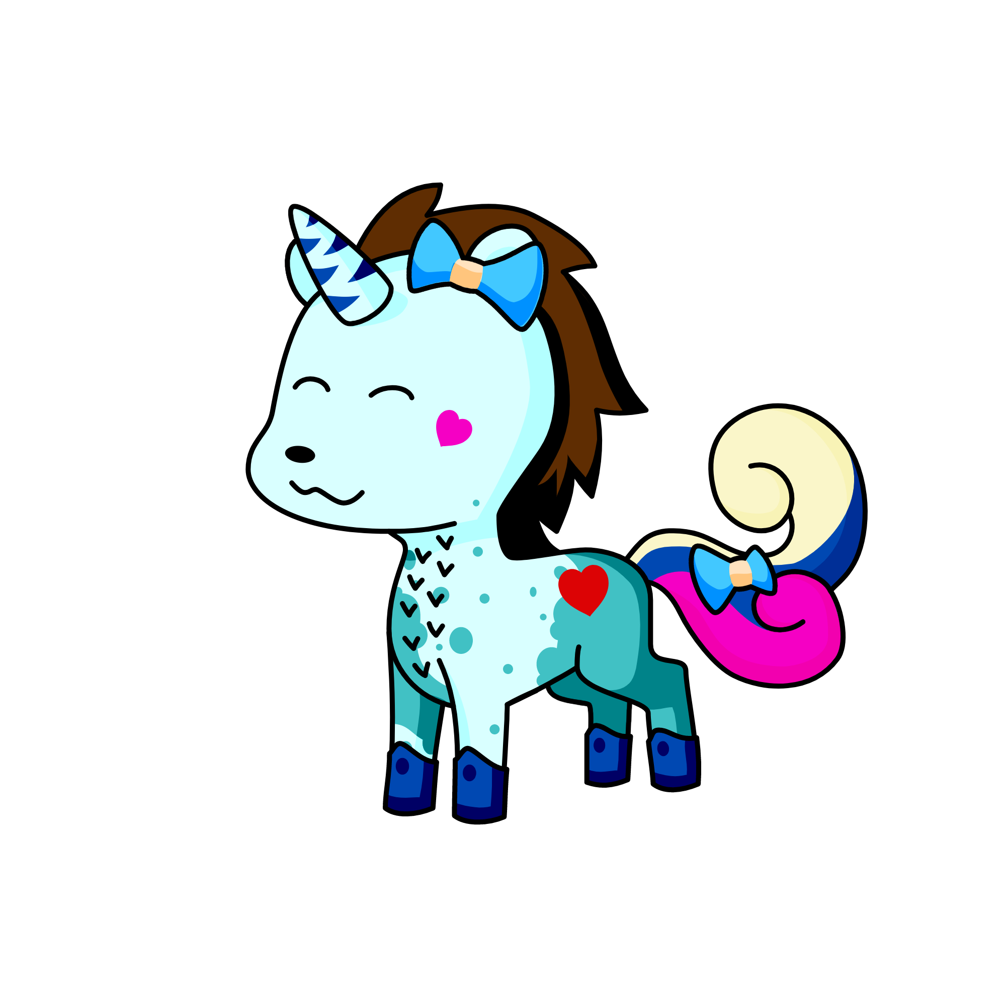 winter, the unicorn