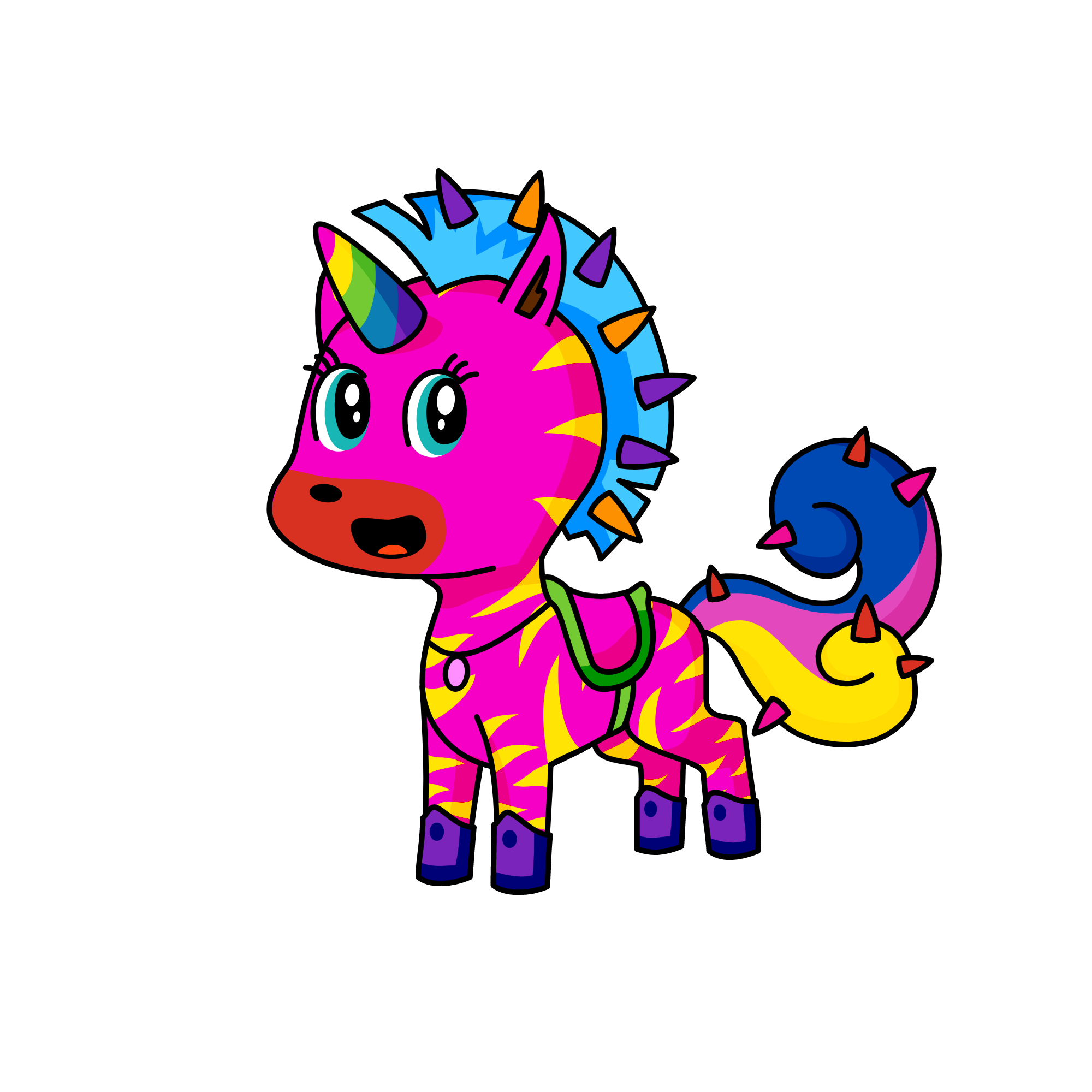 Charge Sparkles, the unicorn