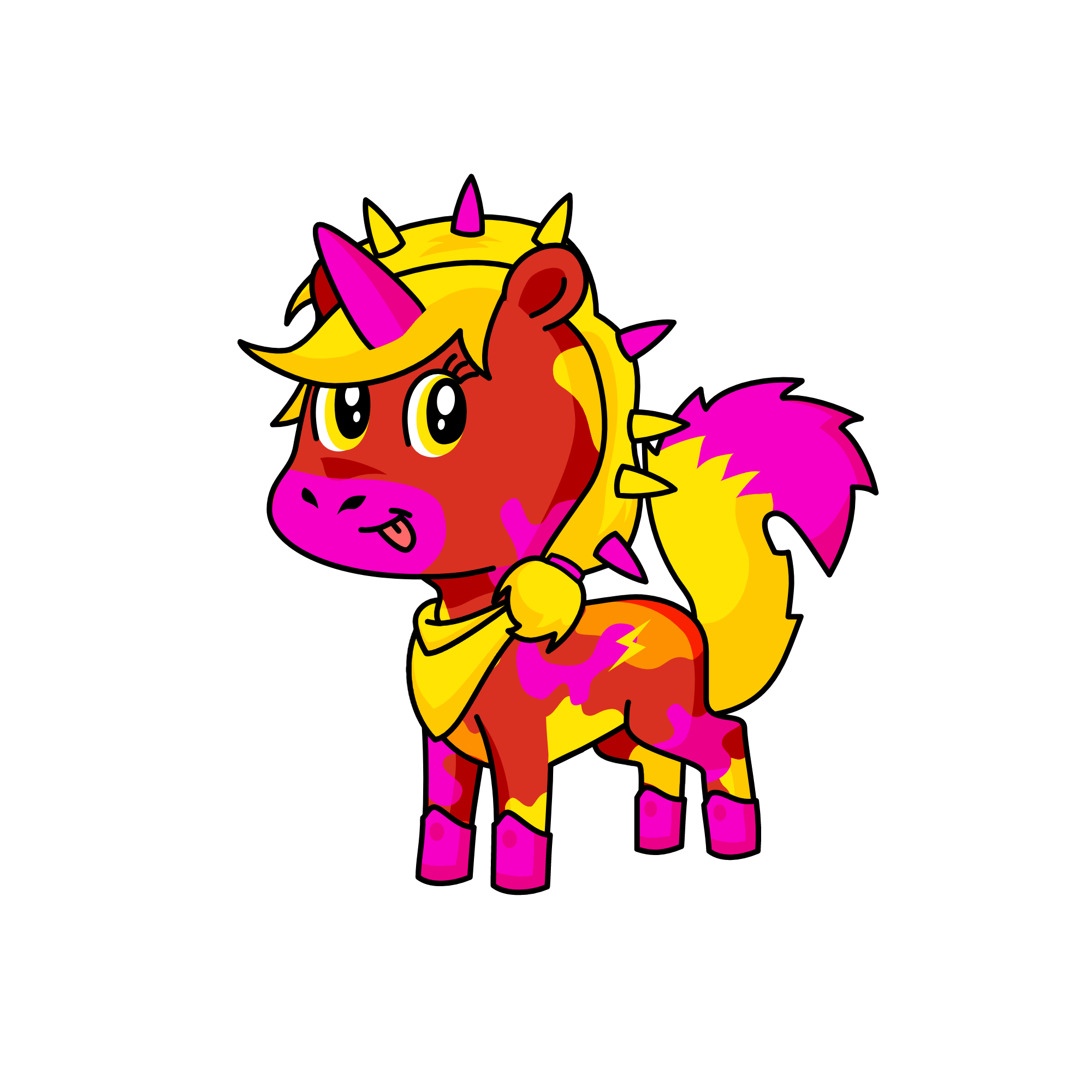lol happy, the unicorn