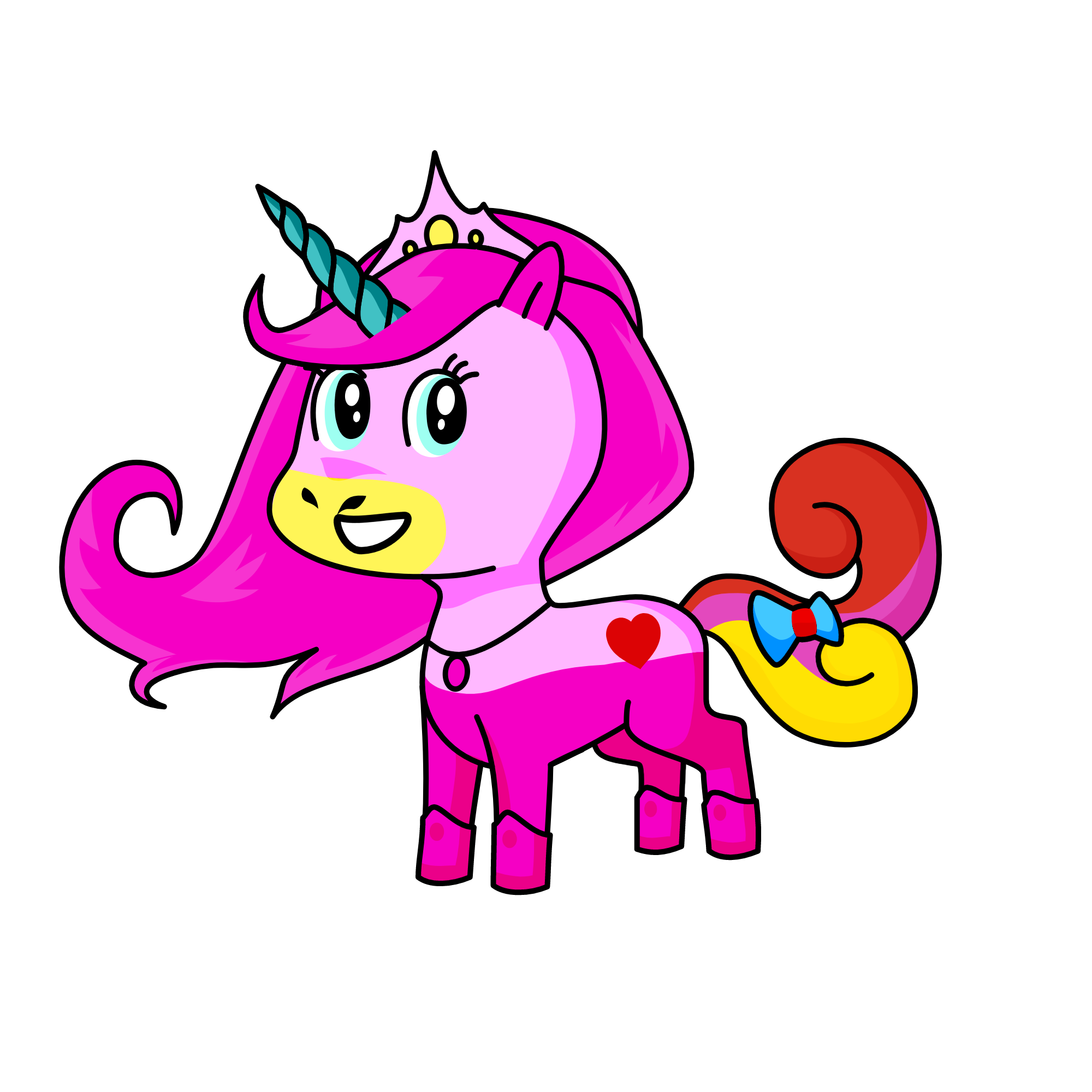 sparkle fluffy, the unicorn