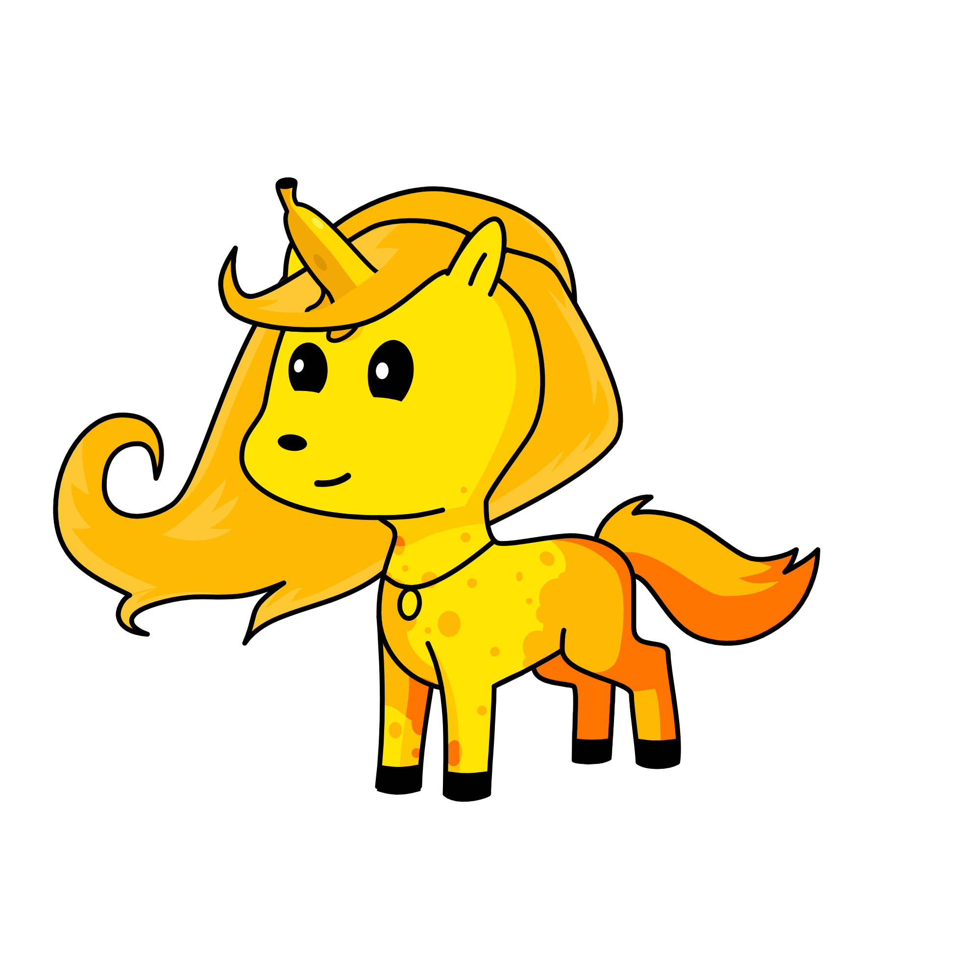 Banana, the unicorn