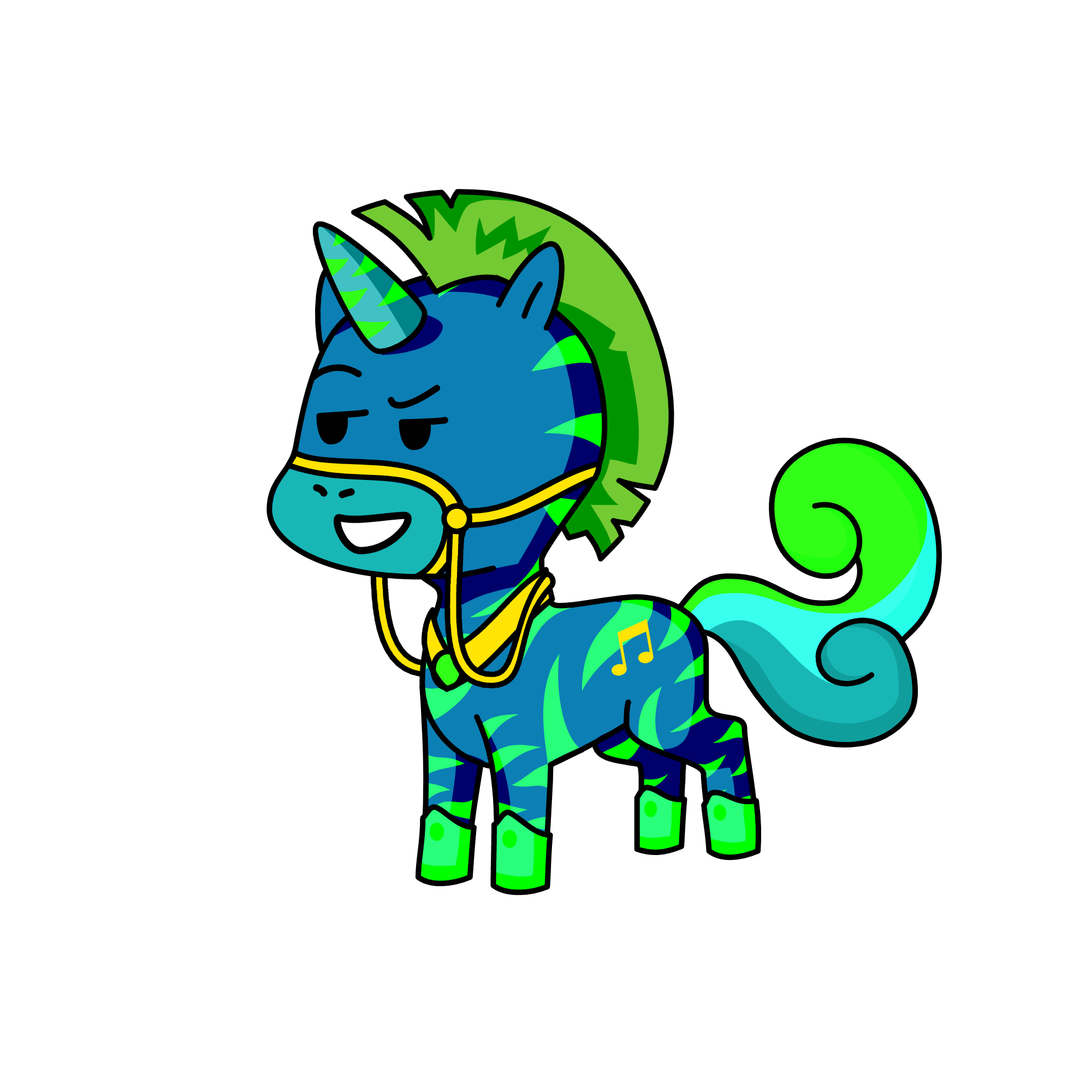 cool love, the unicorn