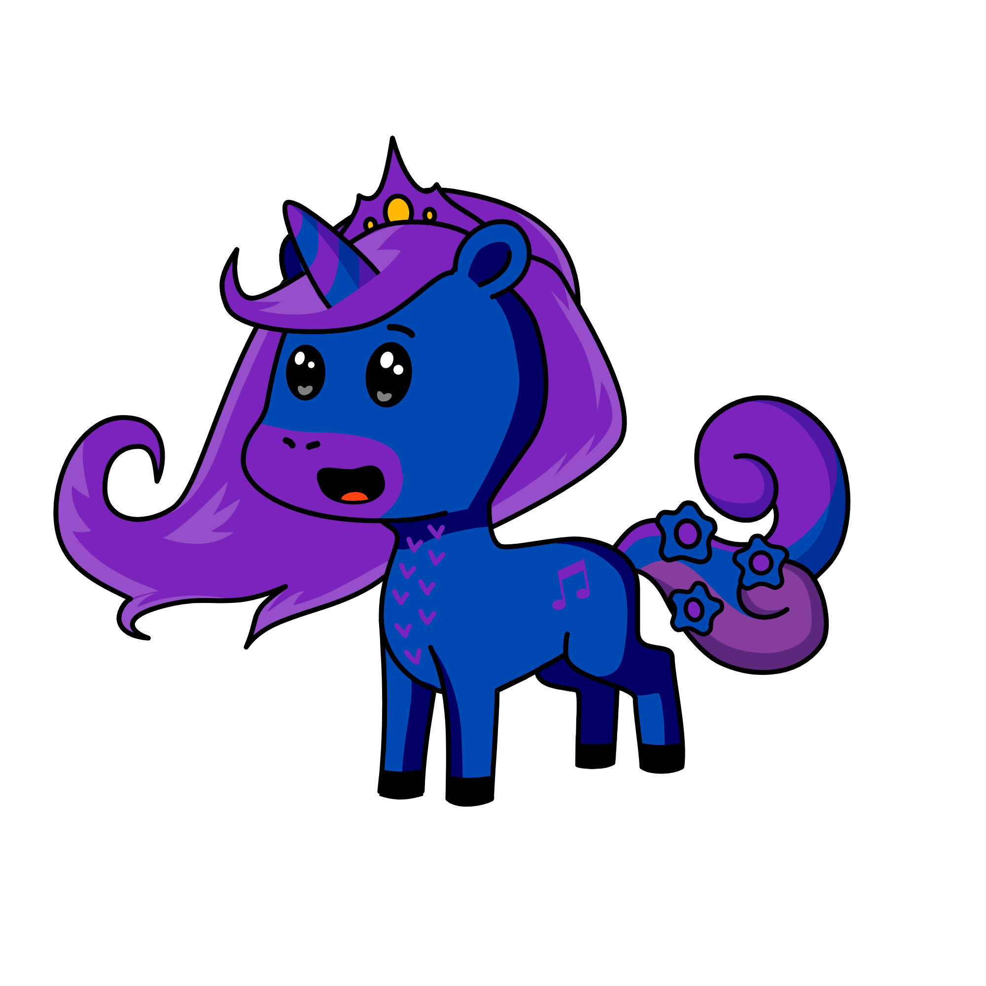 Bloom, the unicorn