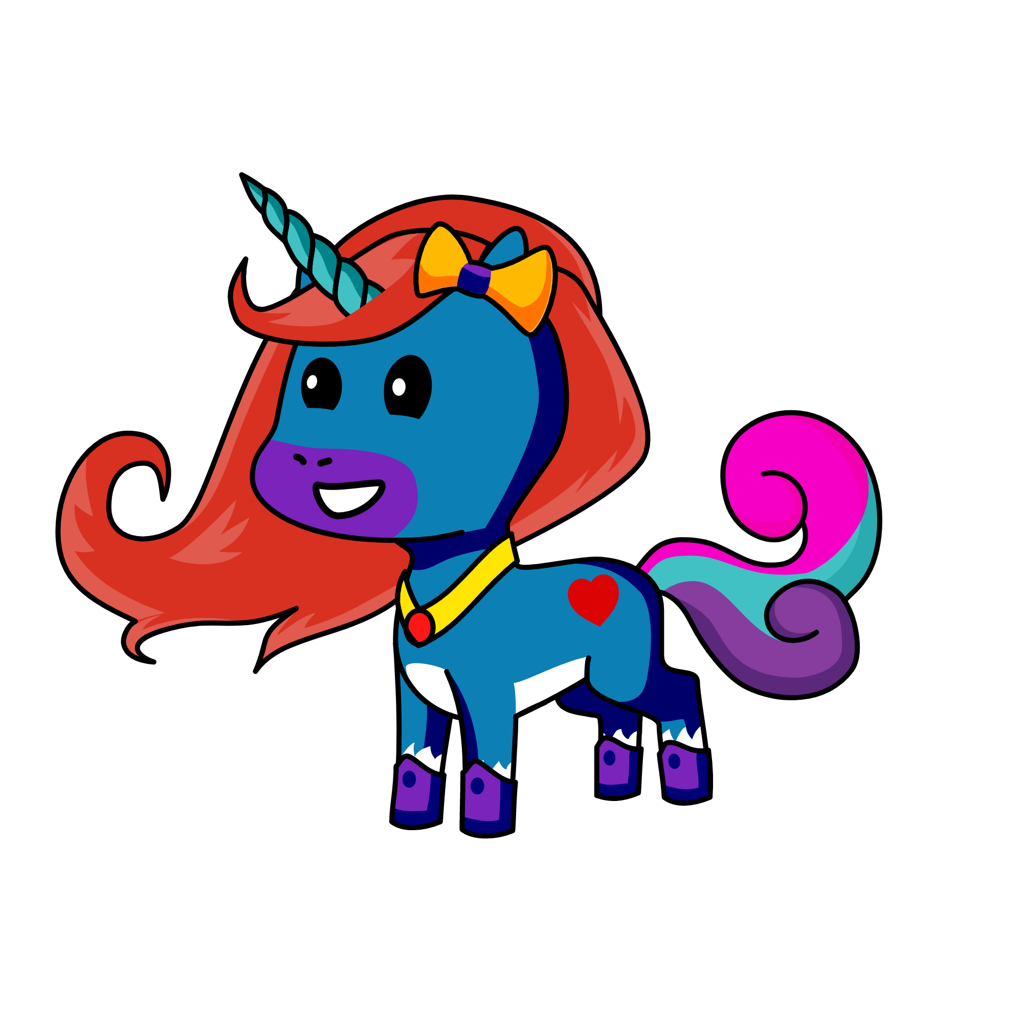 flame, the unicorn
