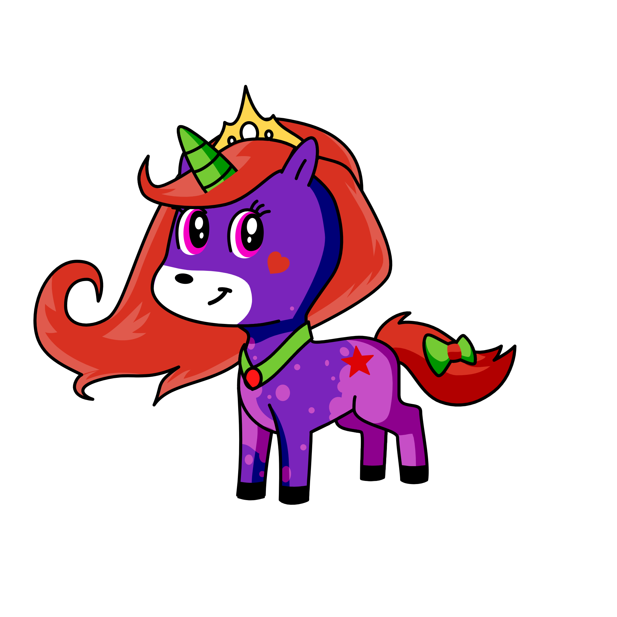 the christmas unicorn, the unicorn