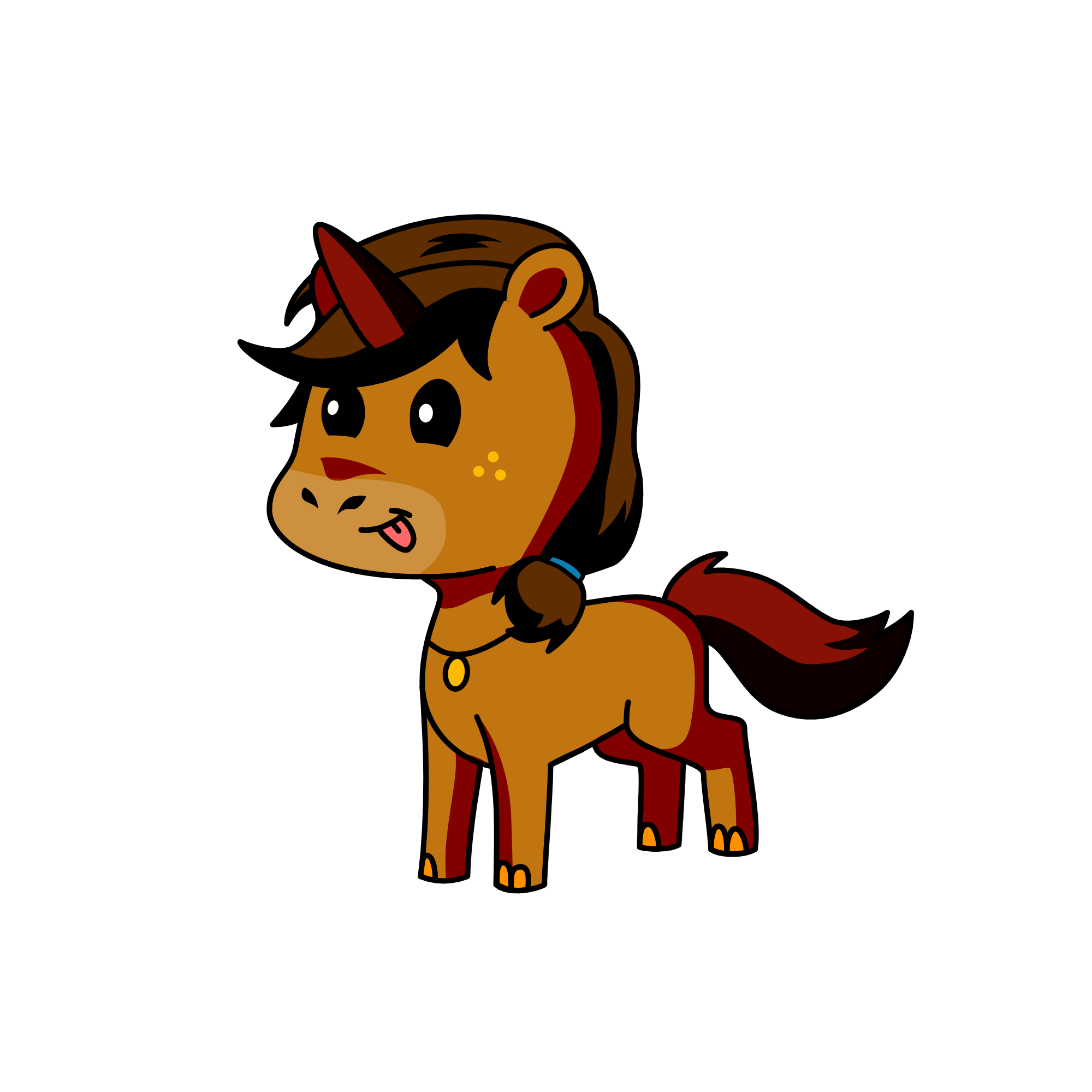 Brownie, the unicorn