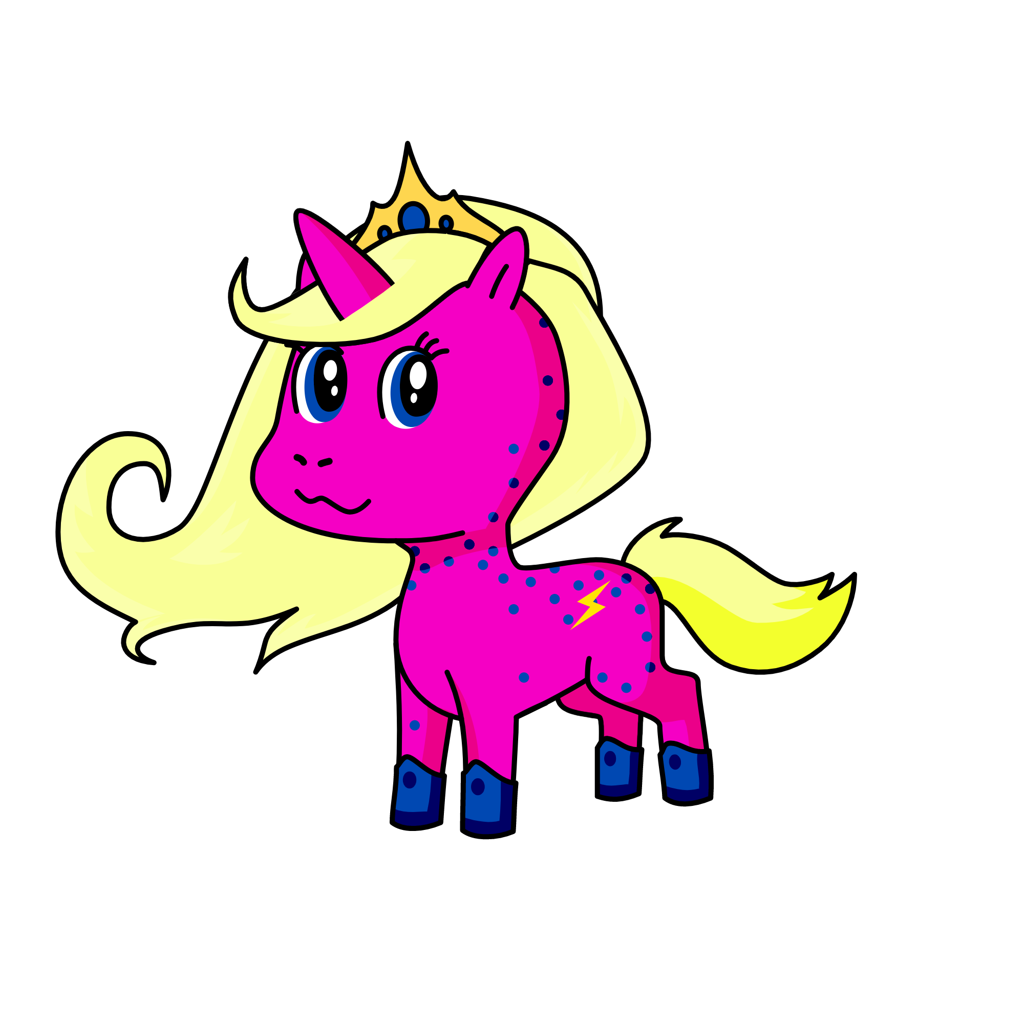 i love you all โค๏ธ๐งก๐๐๐๐, the unicorn