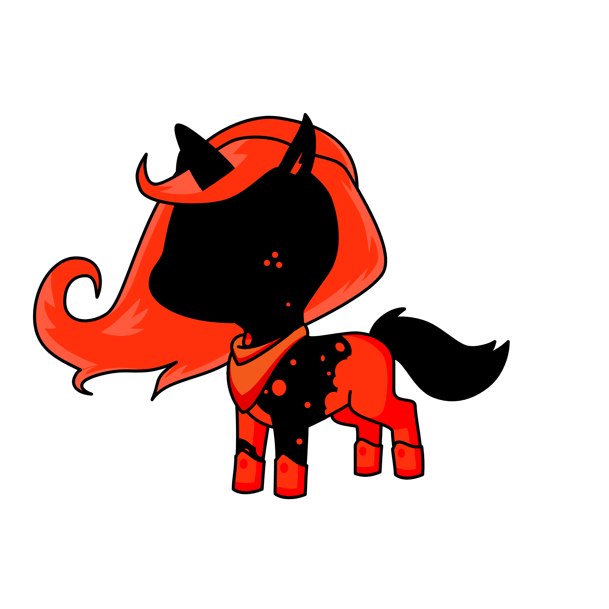 evil side of Allison, the unicorn