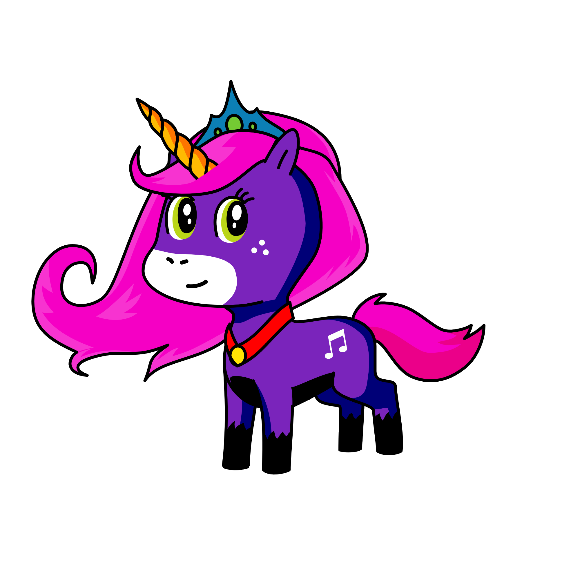 Glory, the unicorn