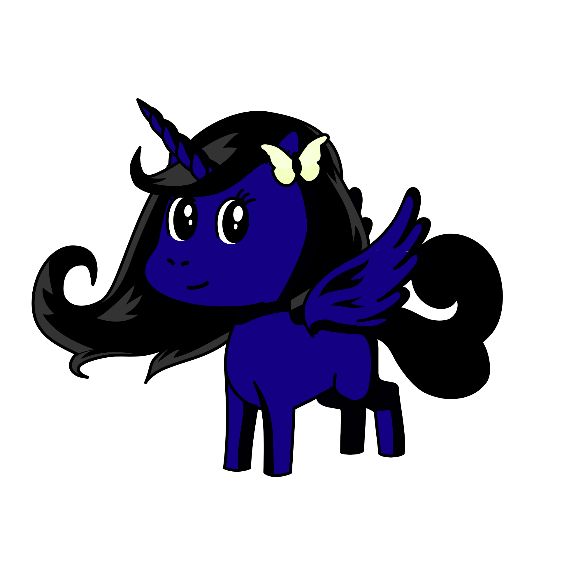 Moonlight, the unicorn