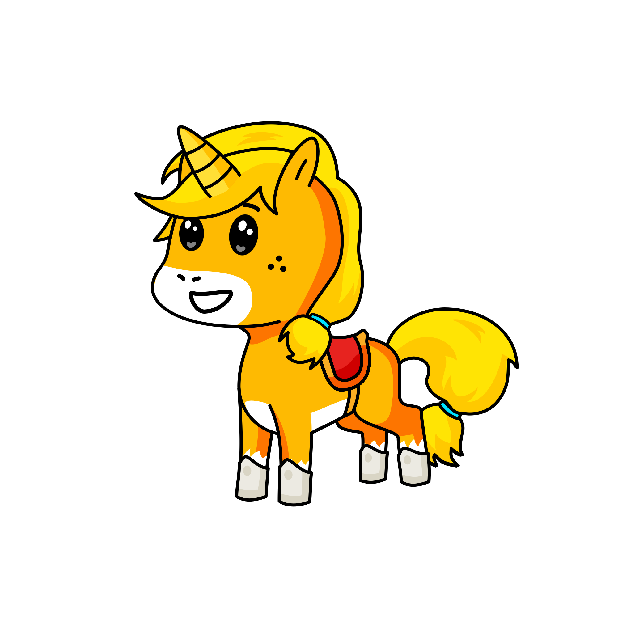 Sunny shine, the unicorn