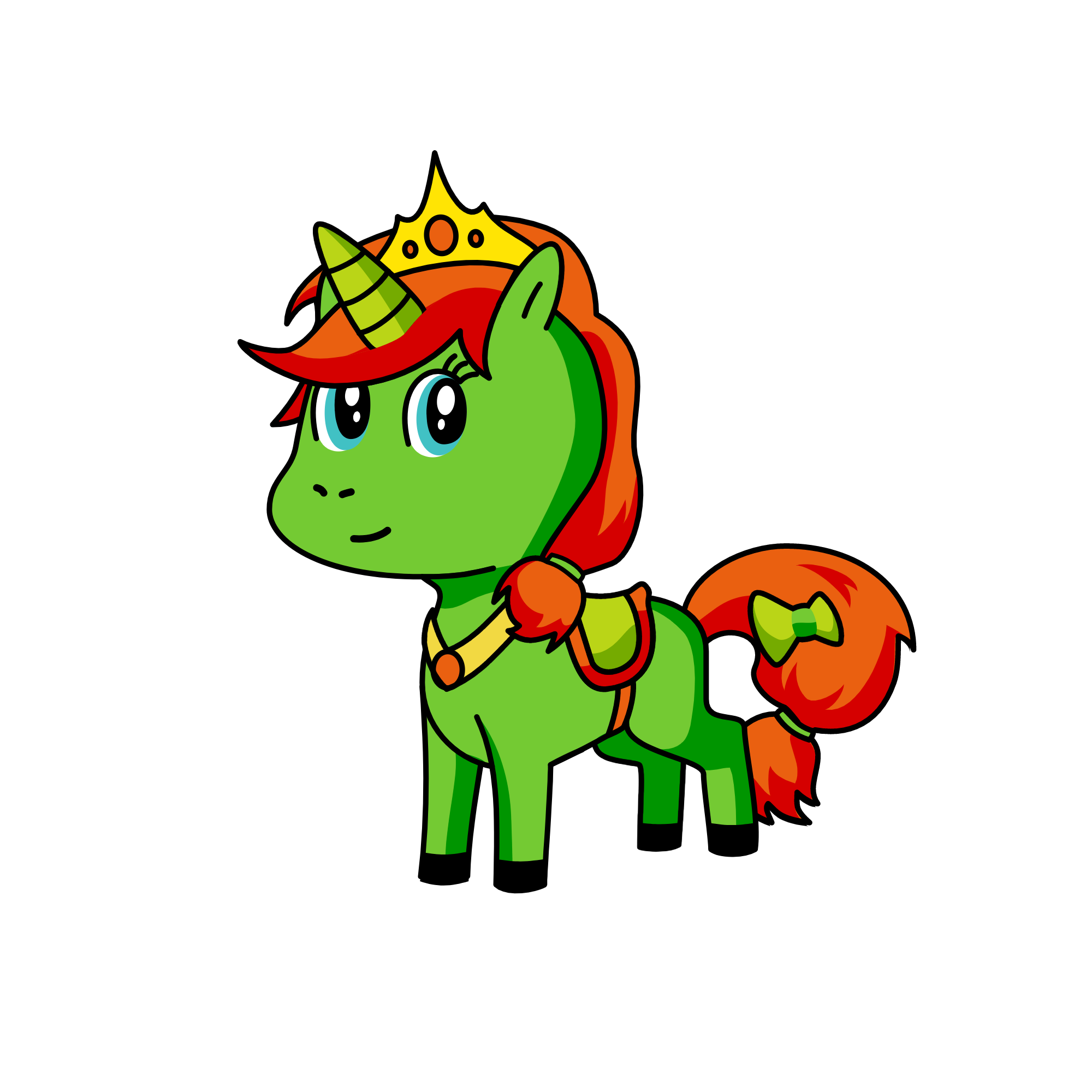 Mistletoe, the unicorn