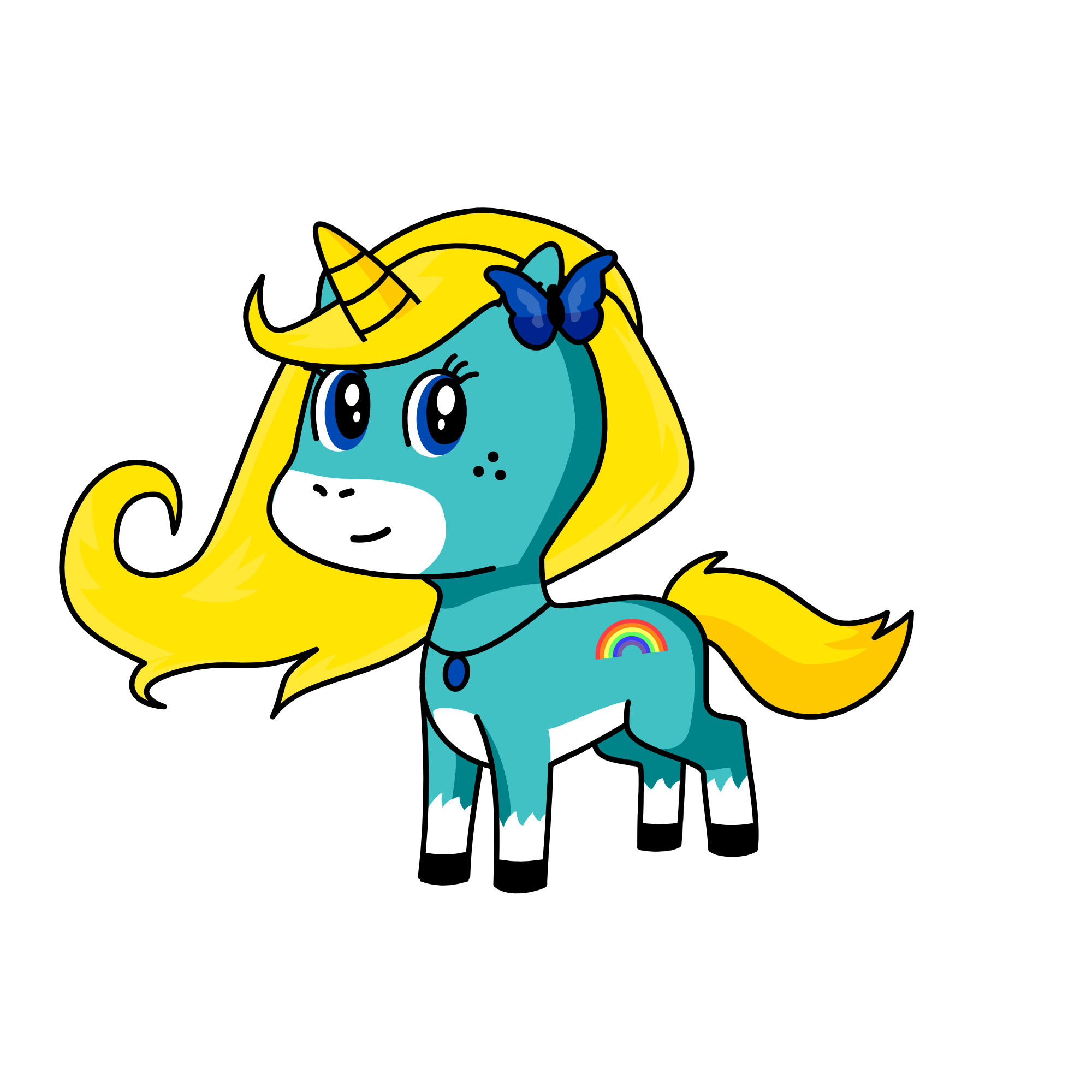 Freedom, the unicorn