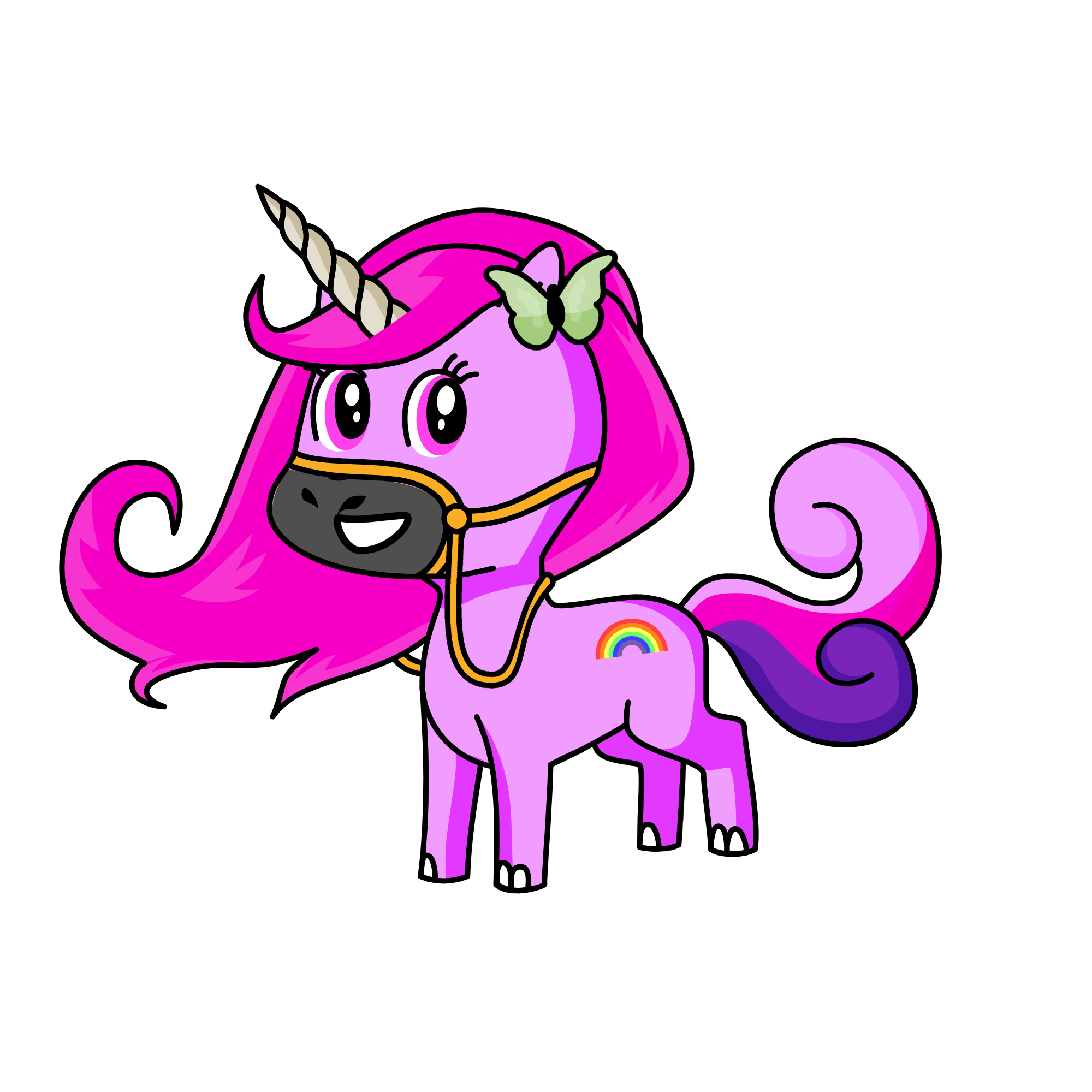 rose, the unicorn