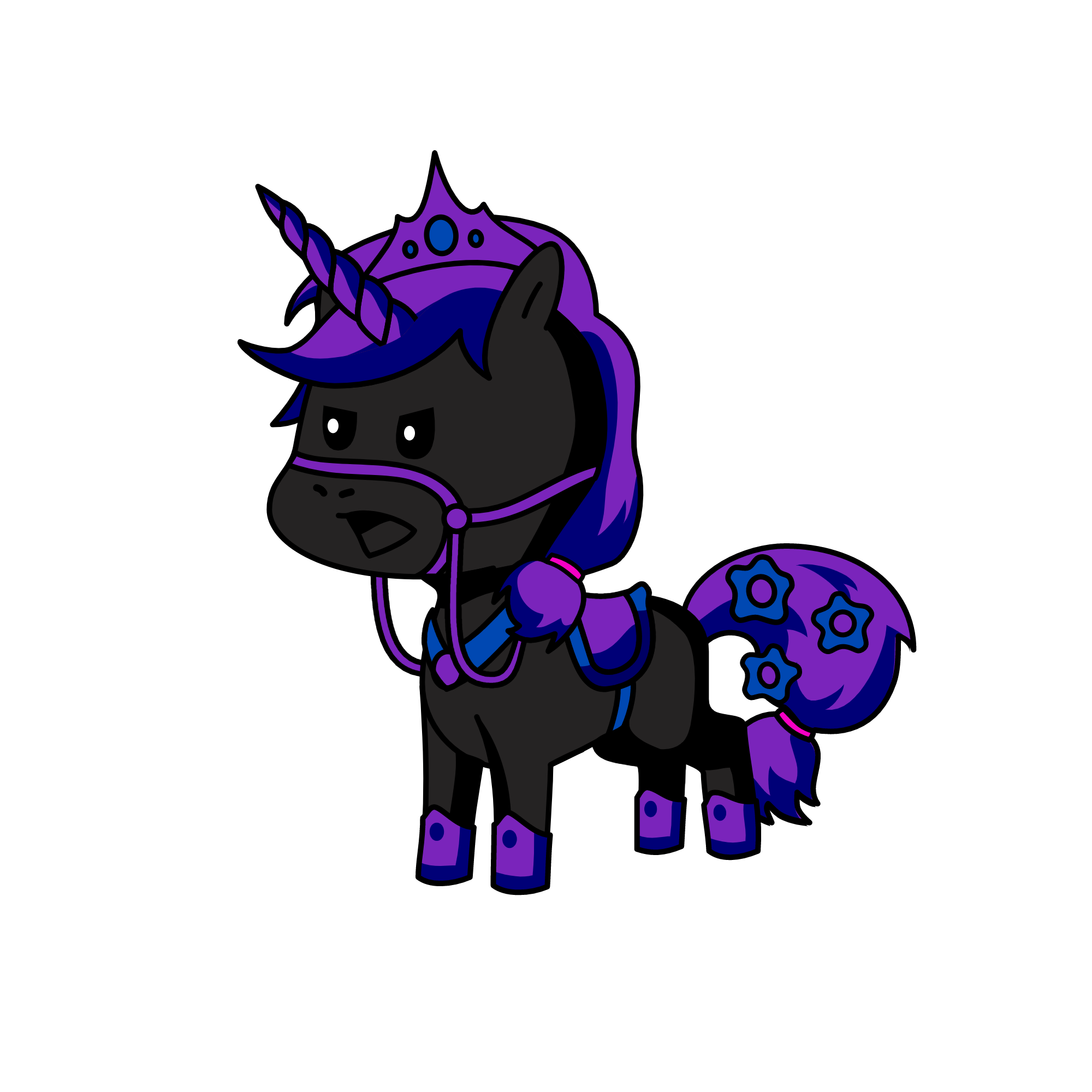 Midnight, the unicorn