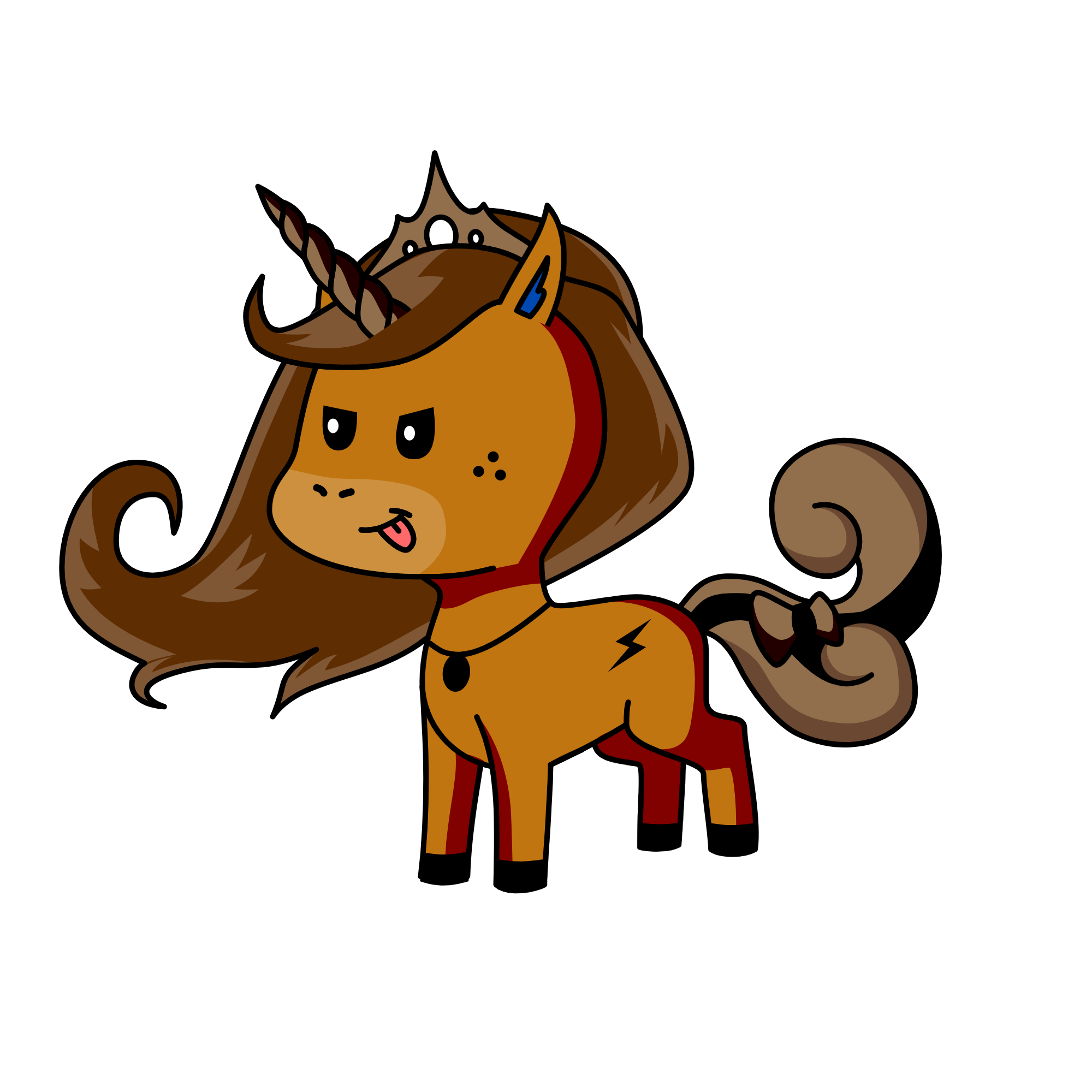 Queen of Poop, the unicorn