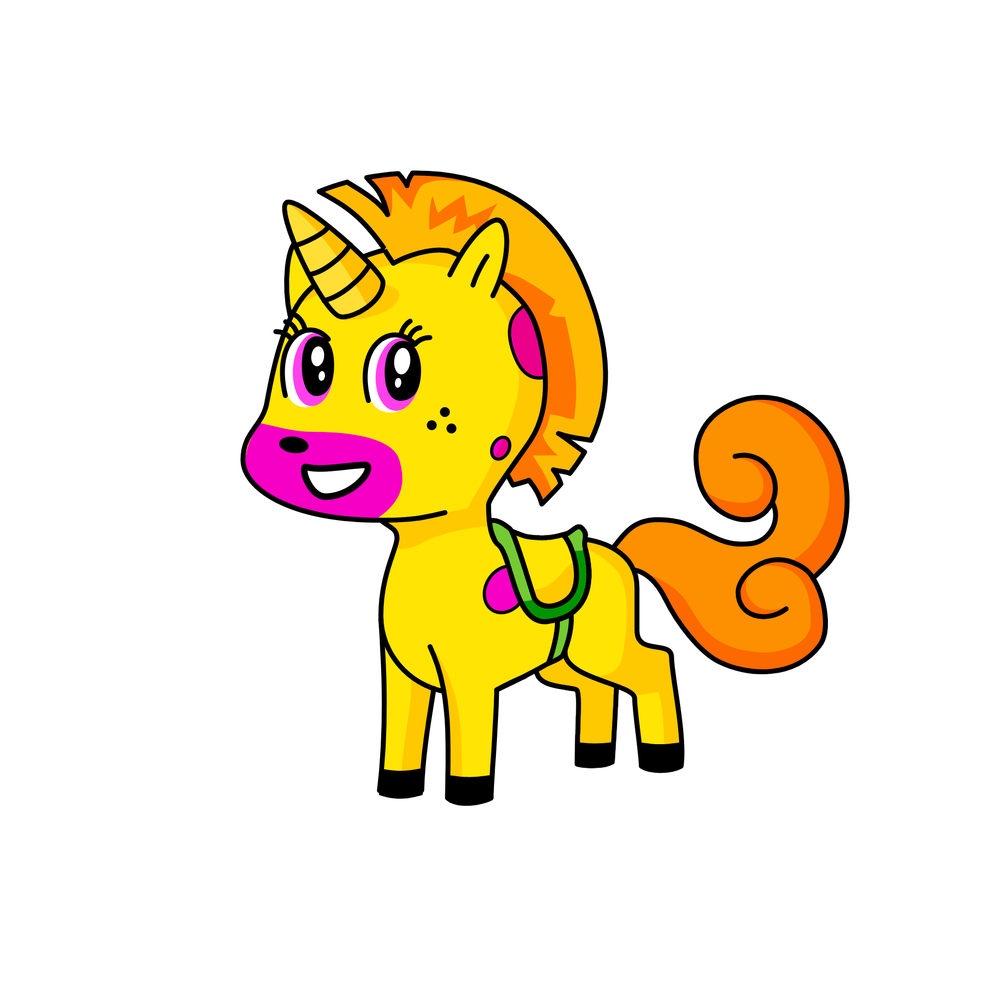 Banana, the unicorn