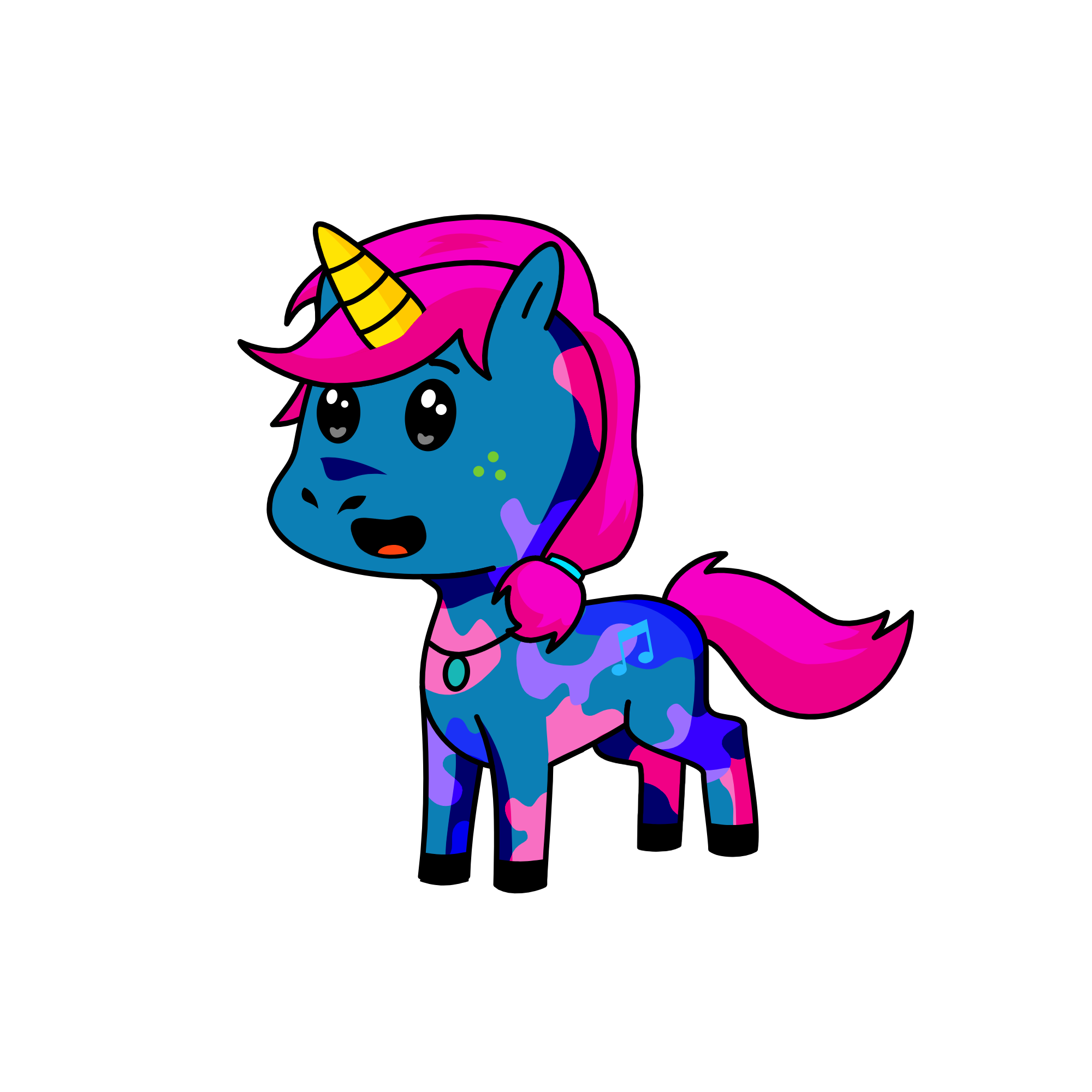 night, the unicorn
