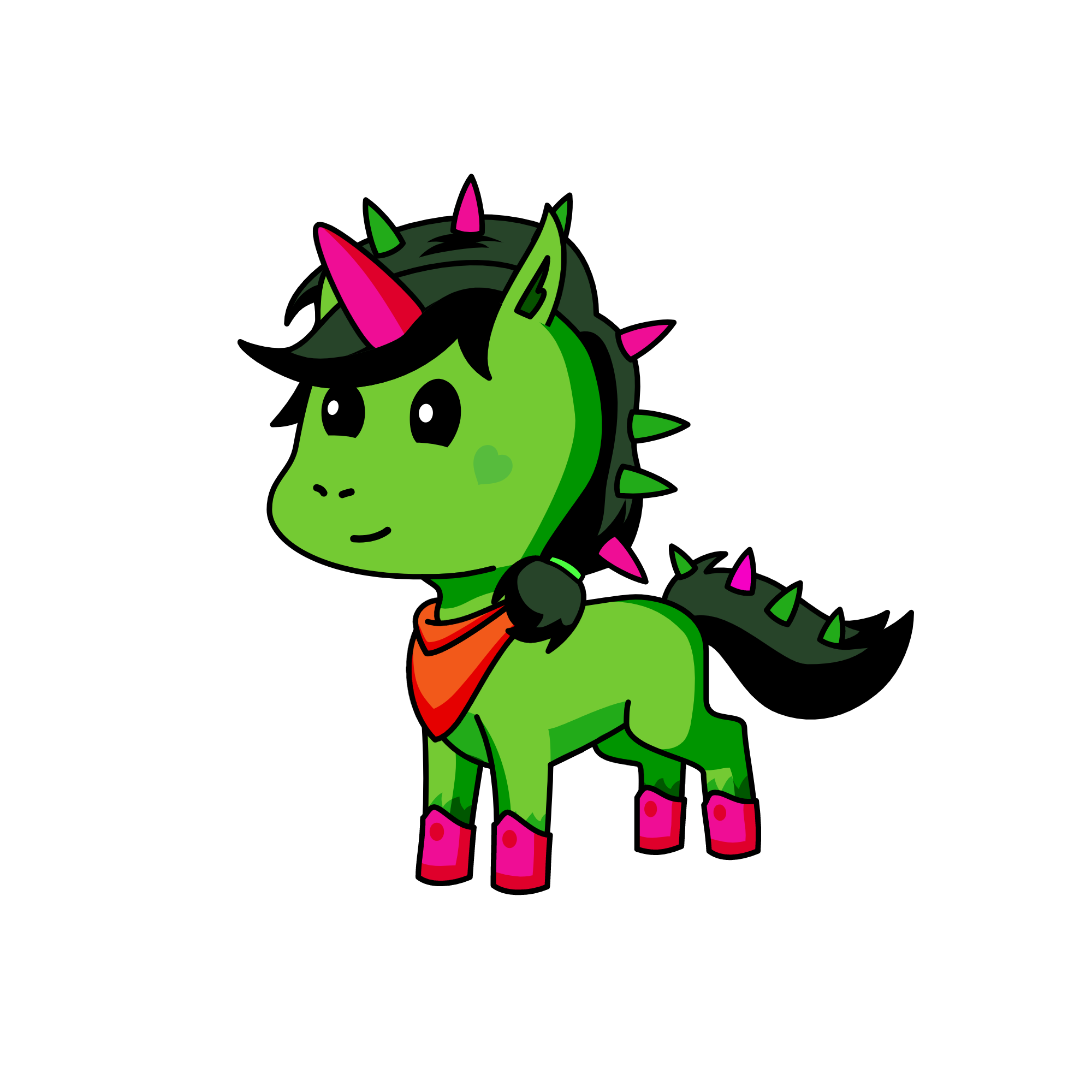 Buttons, the unicorn