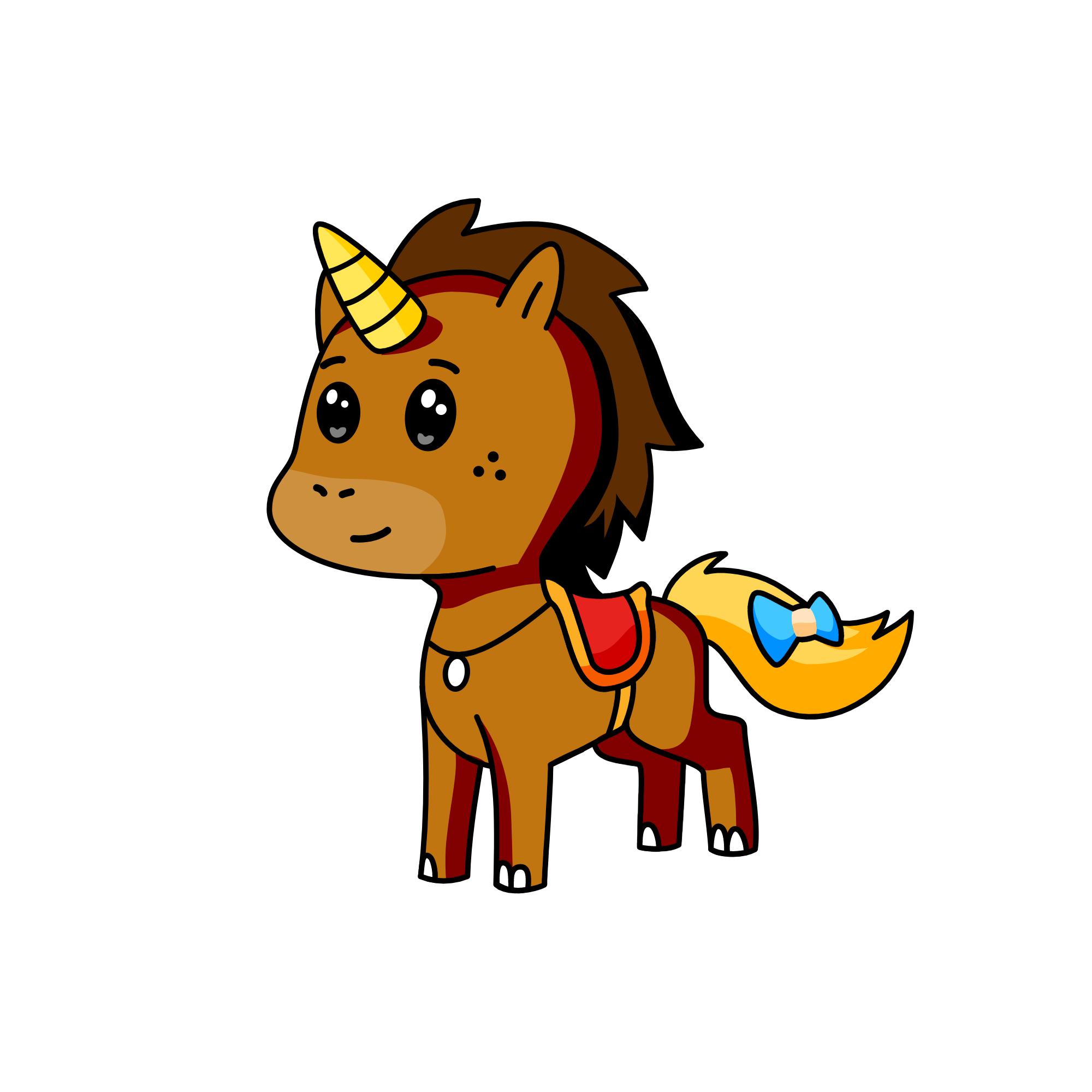 winter, the unicorn