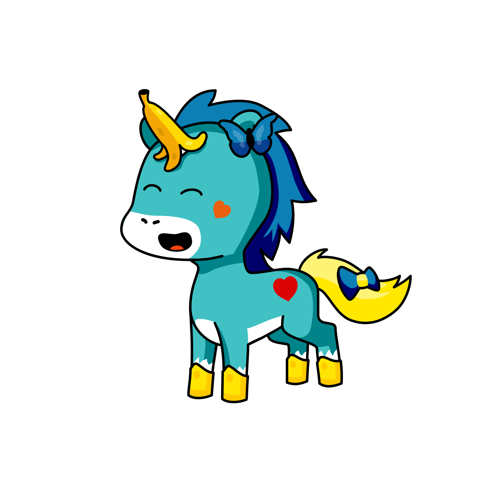  x, the unicorn